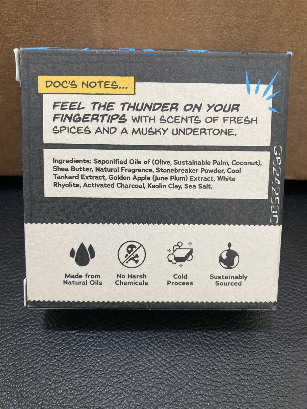 Dr. Squatch Divine Storm Thor Limited Edition Natural Soap Fresh Spices Musky