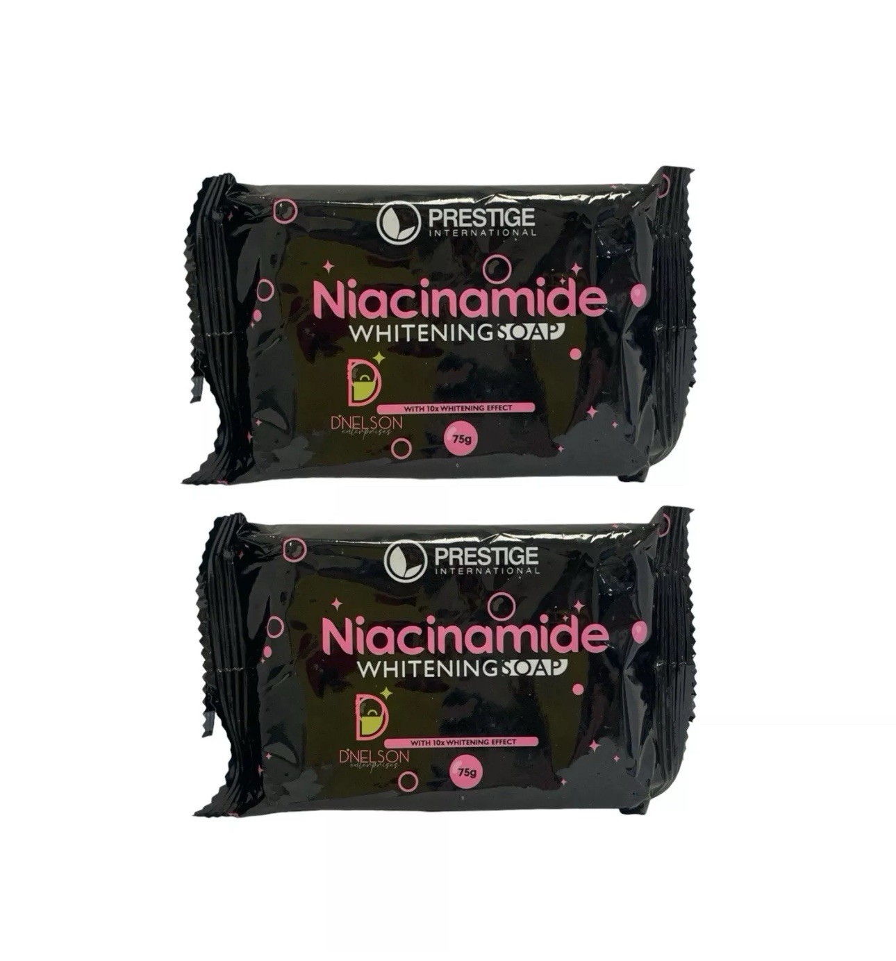 Prestige International Niacinamide Whitening Soap, 75g x 2 Bars