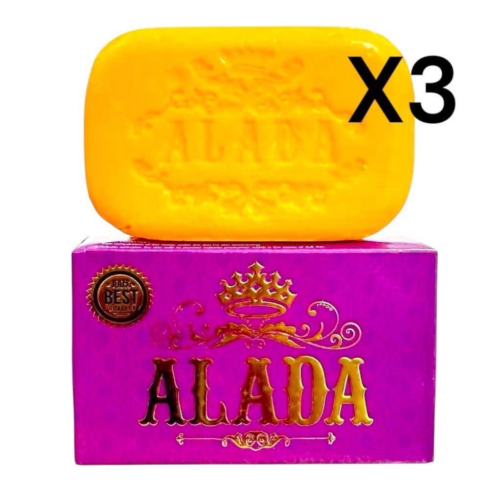 X3 ALADA SOAP FAST WHITENING AUTHENTIC 🌺free Shipping‼️