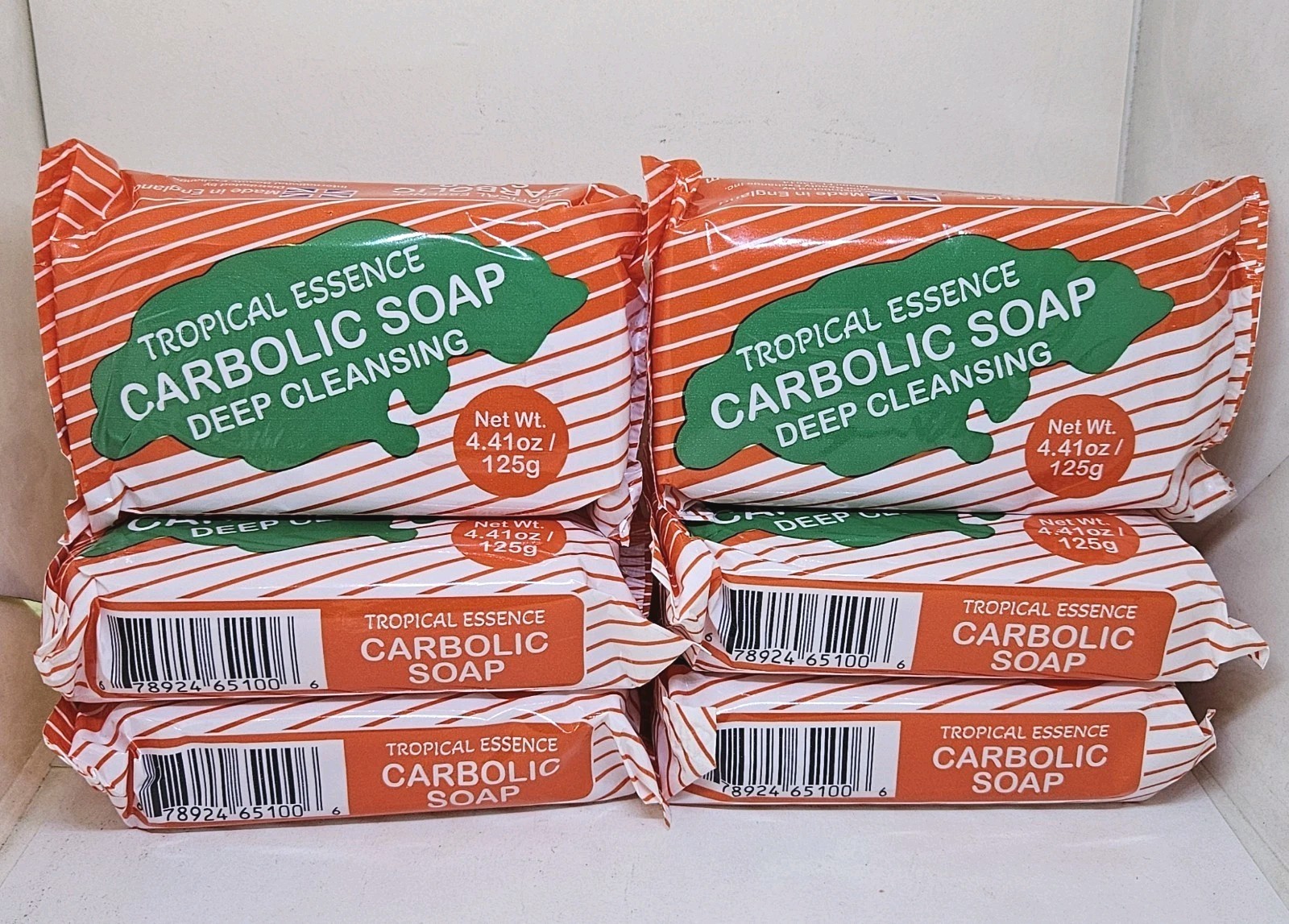 CARBOLIC SOAP 12Pcs /JABON CARBOLICO ISLAND PRIDE 12 Pcs 4.41 OZ