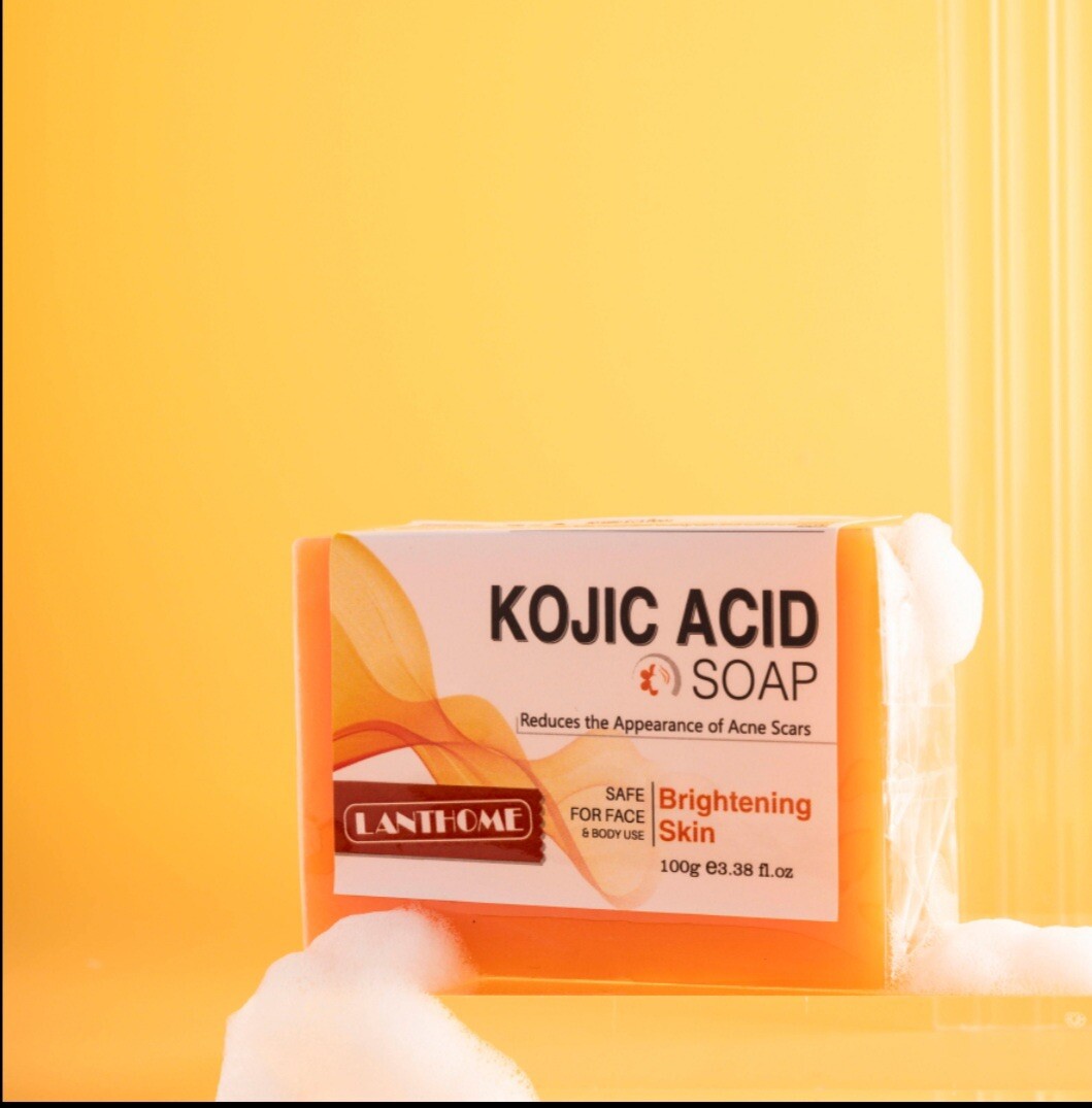 original kojie san kojic acid soap, Lightening Anti-Acne Kojic Acid Soap 100g