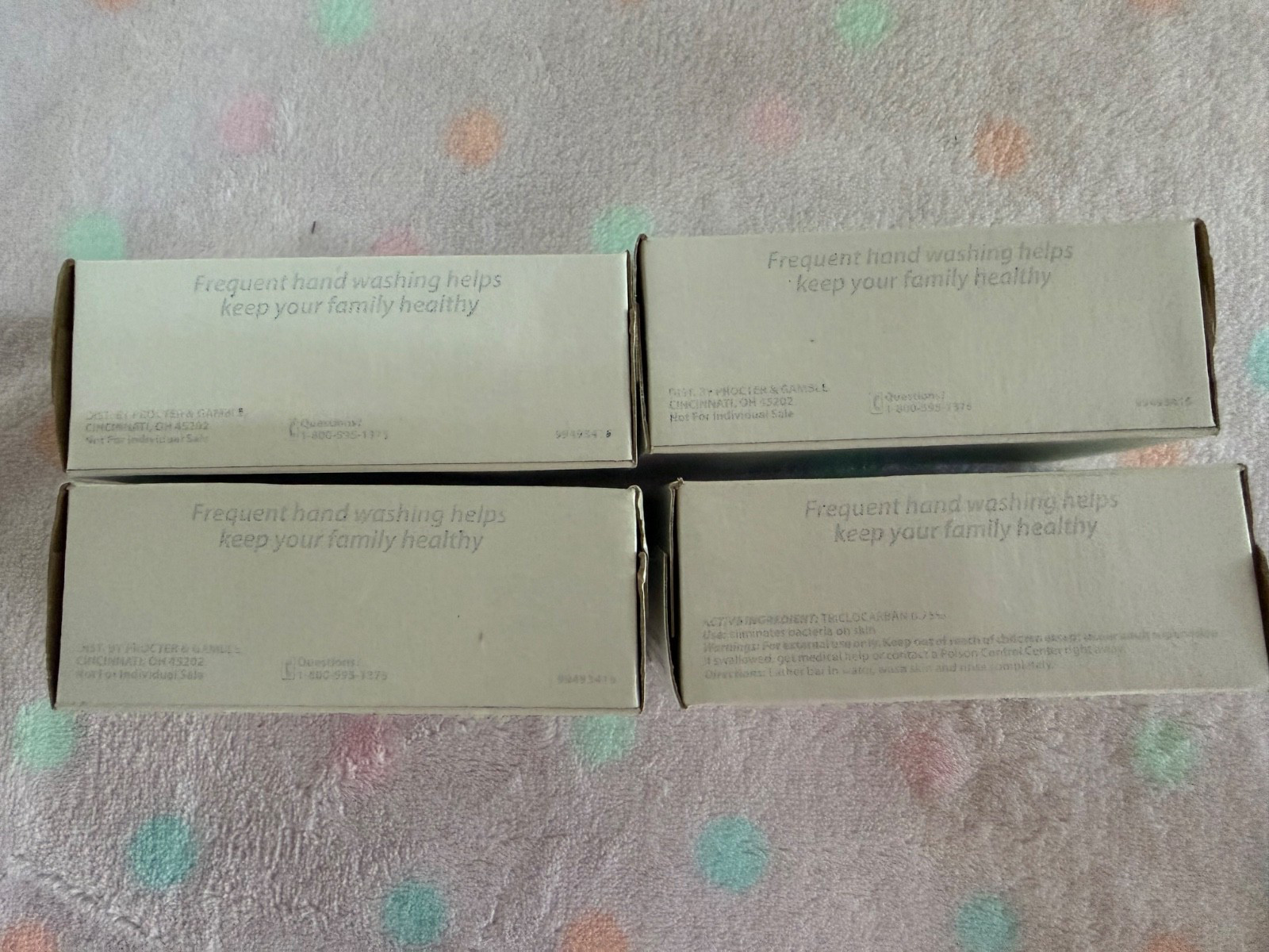 Lot of 4 | Vintage Safeguard Bar Soap | 4 oz Original Package Individual Box