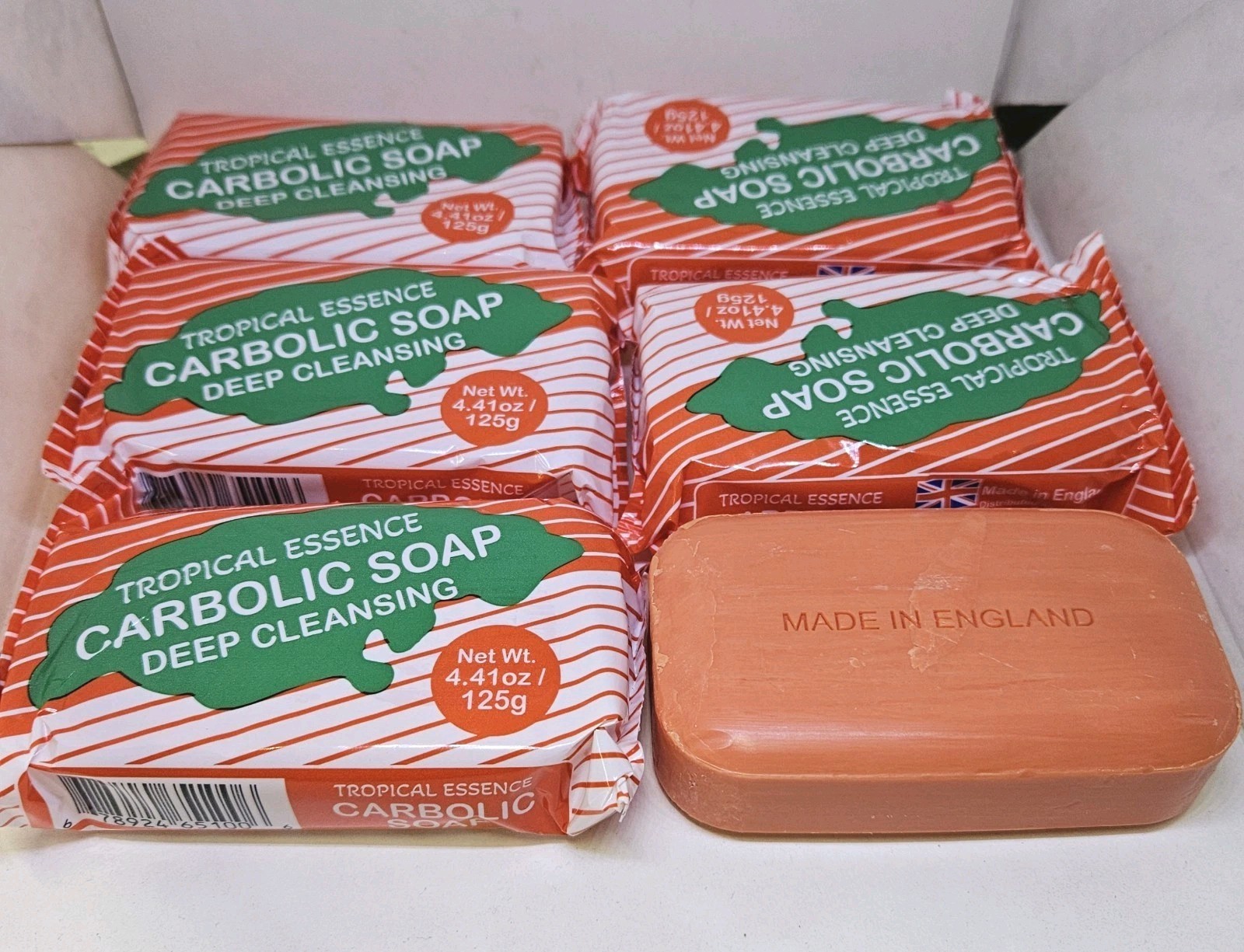 CARBOLIC SOAP 12Pcs /JABON CARBOLICO ISLAND PRIDE 12 Pcs 4.41 OZ