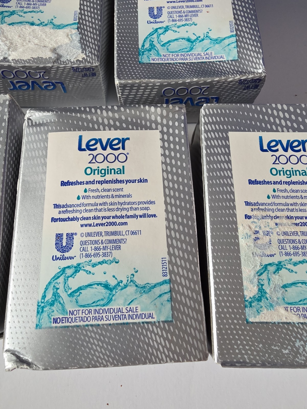 9 Lot Lever 2000 Original Bar Soap Boxed Vintage Made in USA 4.5 Oz. New Sealed
