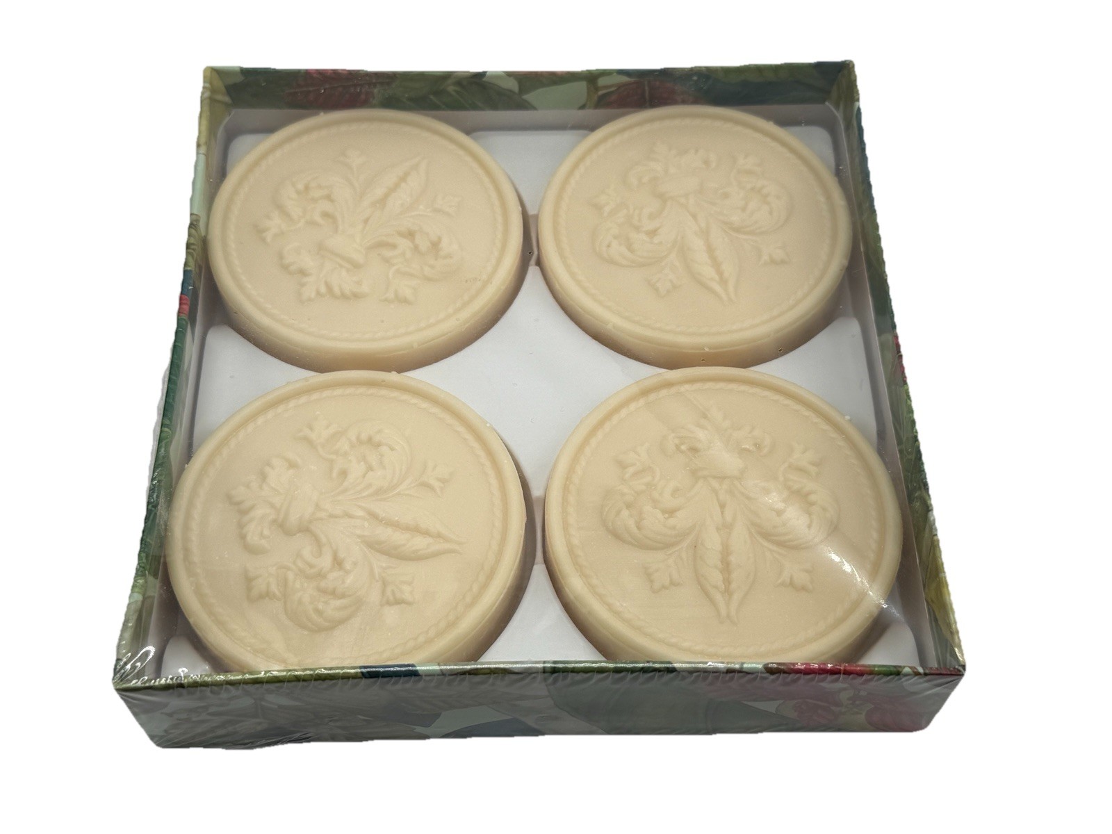 Saponificio Artigianale Fiorentino Body Soap 4 x 4.45oz Bars Italy Fleur de Lis