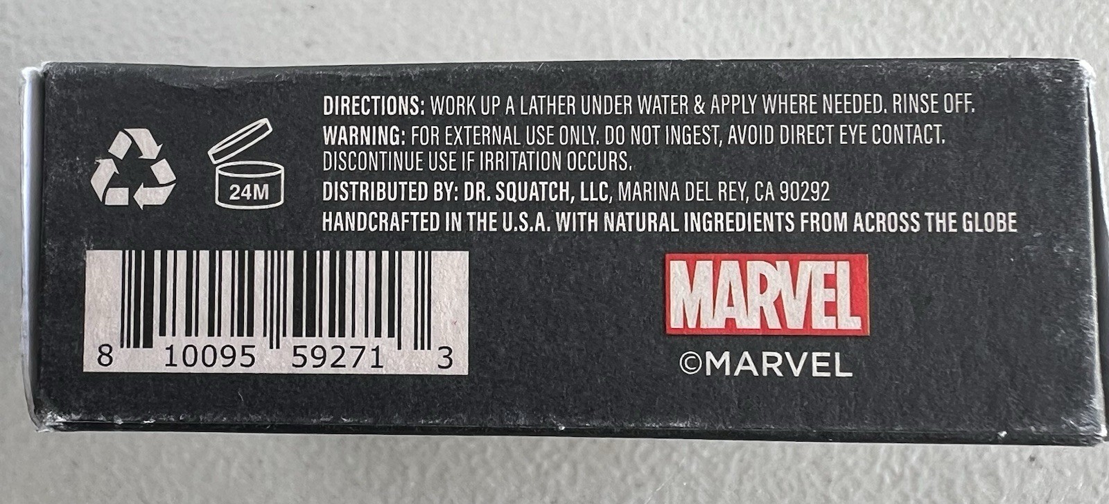 Dr. Squatch Divine Storm Thor Limited Edition Natural Soap Marvel Avengers