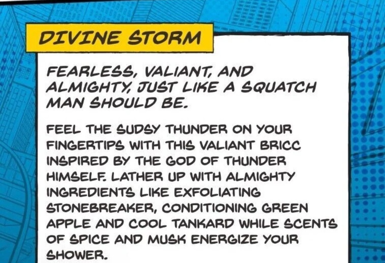 NIB~ Dr Squatch Marvel Soap Divine Storm Thor 5 oz 2x Bars Limited Ed Hero AX2