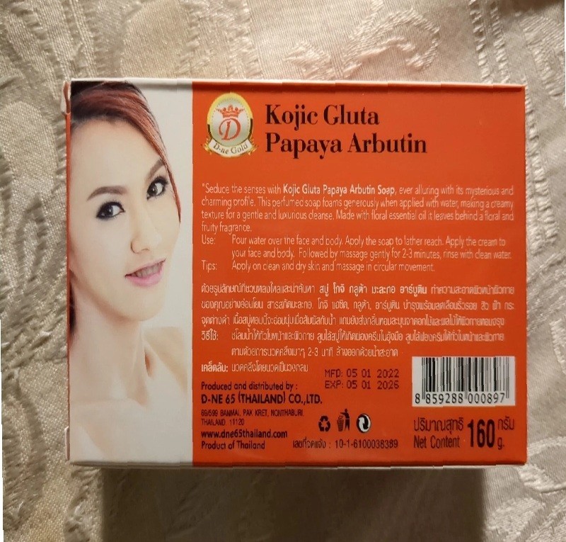 X3 Kojic White Gluta PAPAYA Arbutin 7 Days Whitening Soap Clear spot 160g