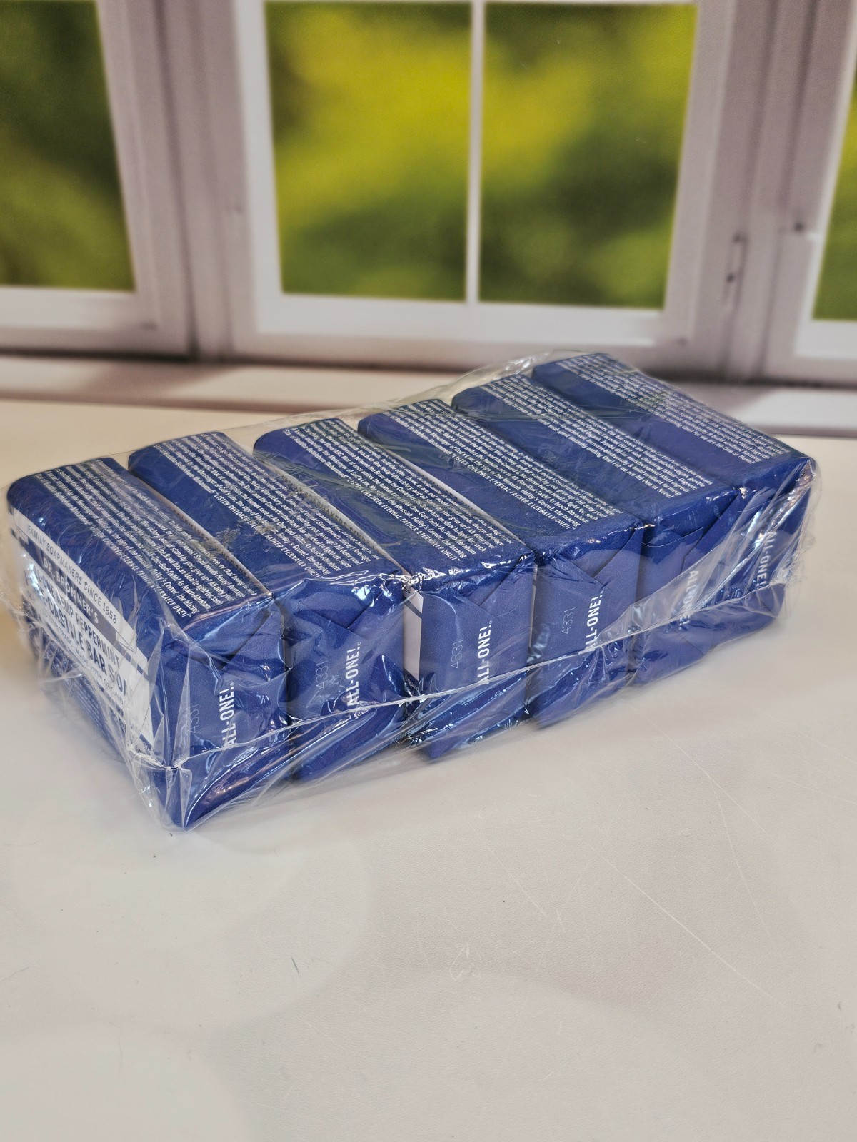 6 BARS Dr Bronner’s All One Hemp Peppermint Pure Castile Soap Organic 5 oz each