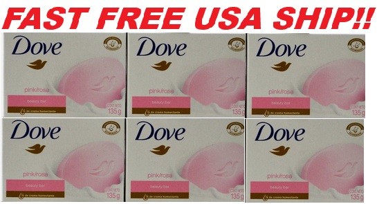 Dove Pink Beauty Bar LARGER BAR 4.75 oz, 6-Pack – Moisturizing Cream Gentle