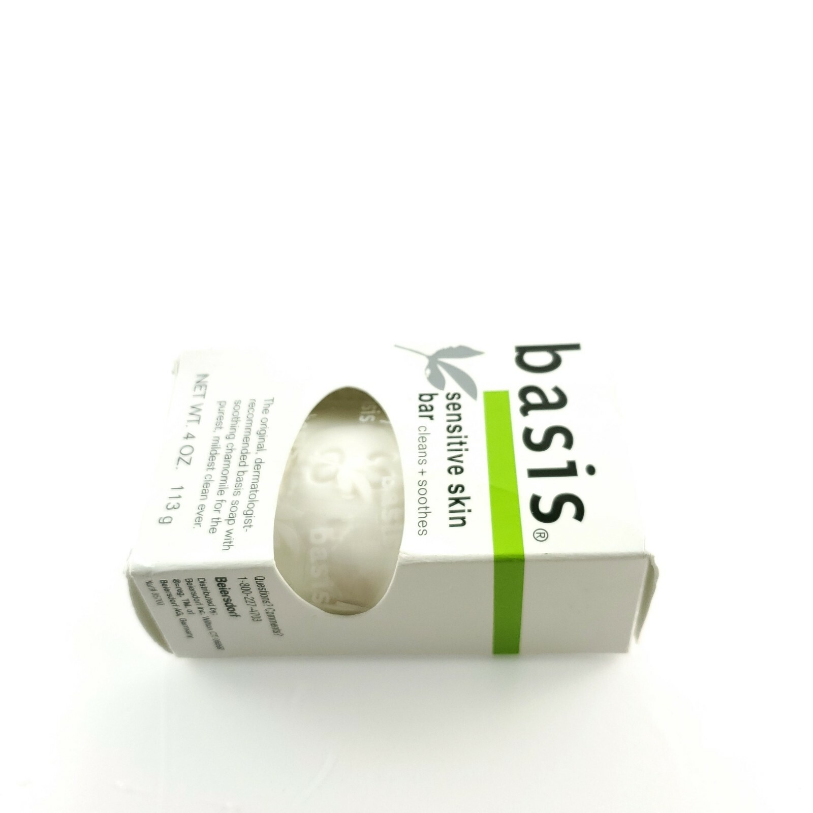 Basis German Sensitive Skin Bar Soothes Dermatologist Recommend It USA Seller