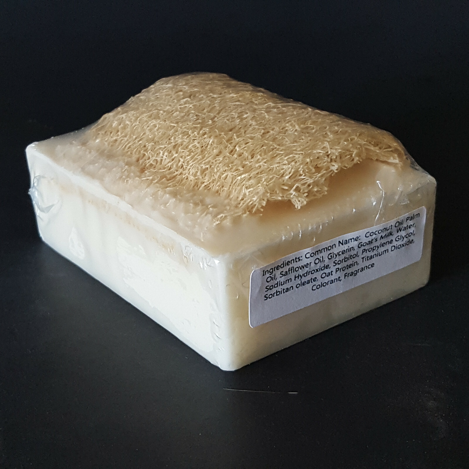 2 Bars Handmade Luffa Embedded Soap Lovespell Loofah Loofa Lufa Goats Milk Soft