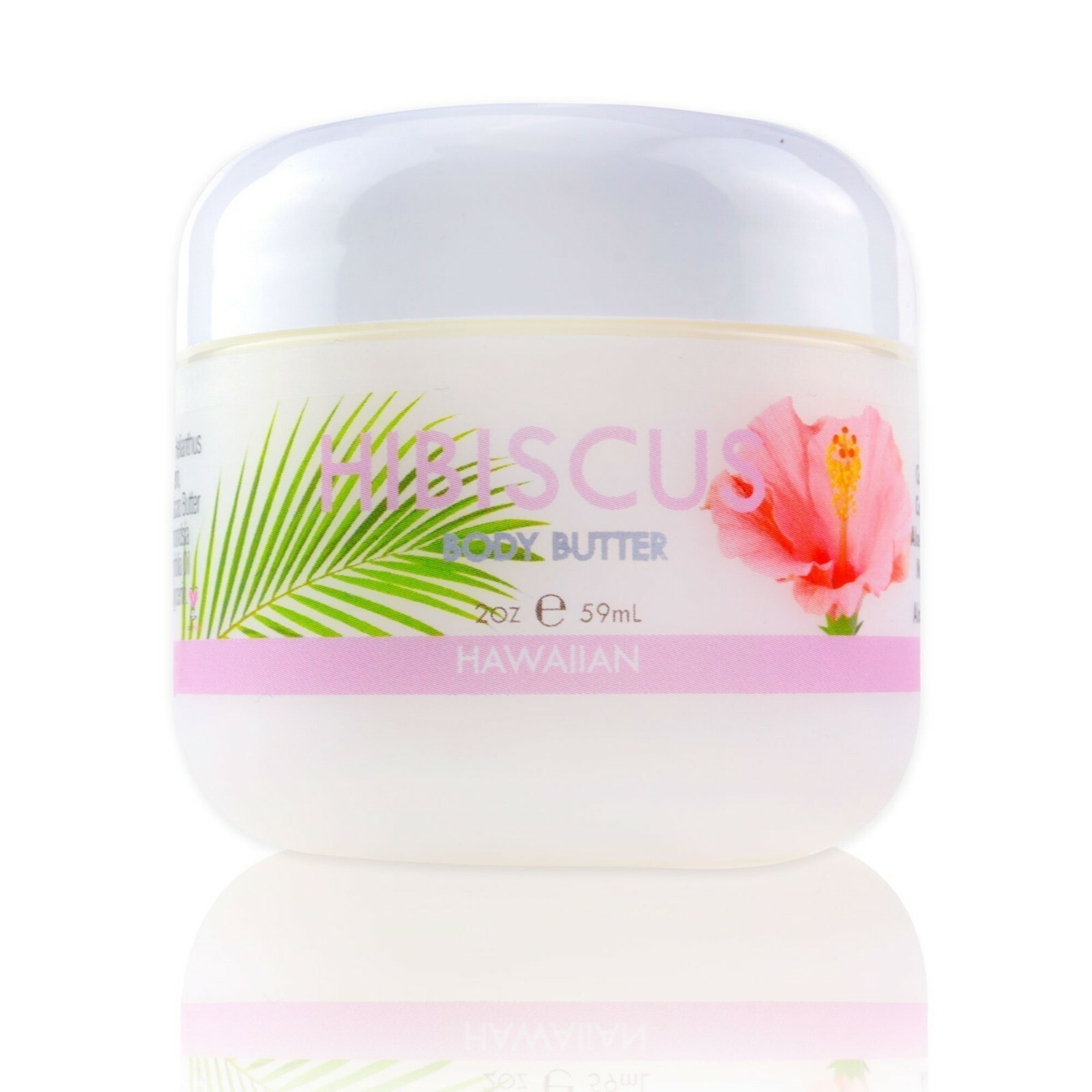 Maui Soap Co Tropical Body Butter Hibiscus with Aloe, Macadamia Nut & Coconut