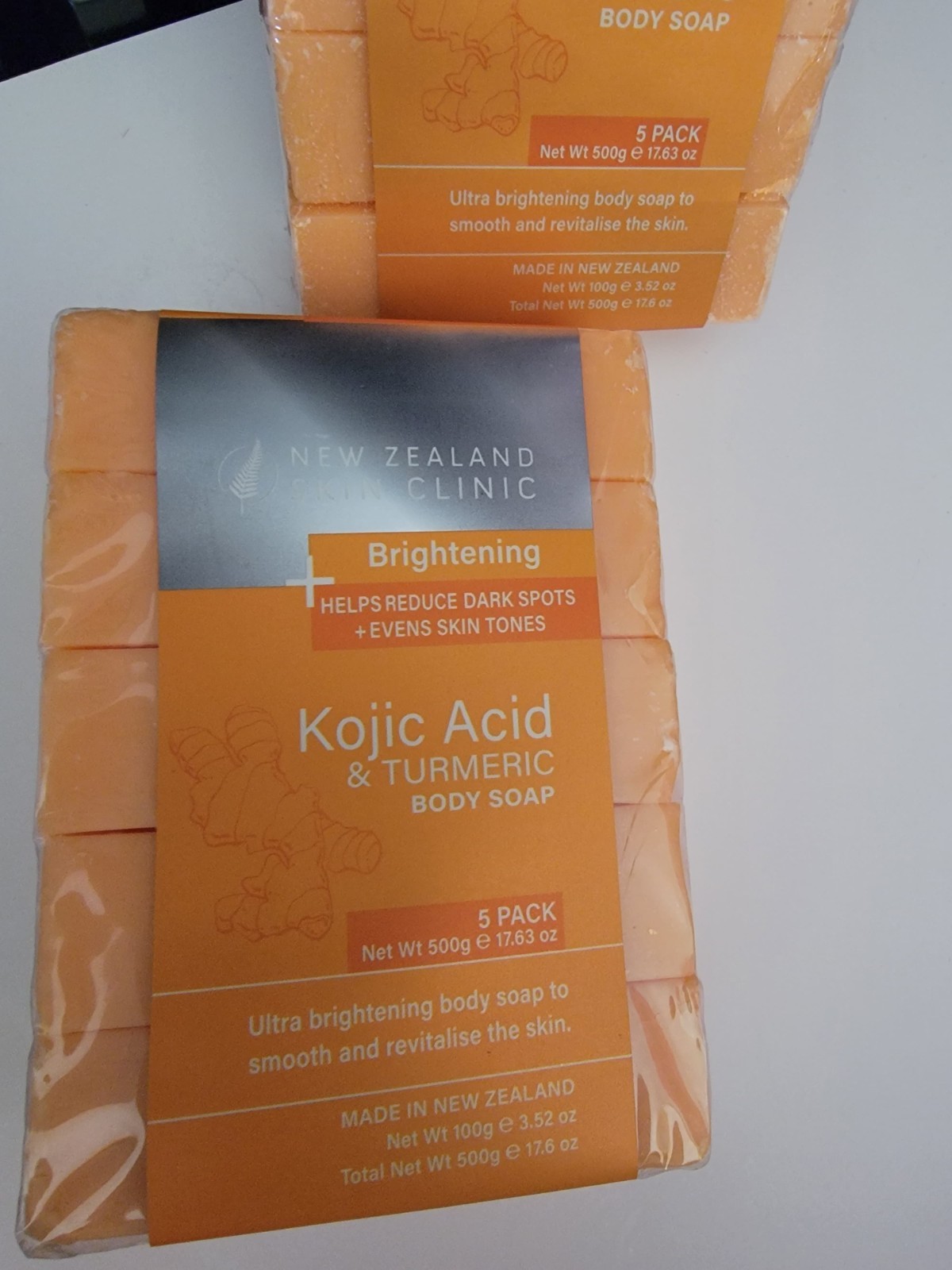 New Zealand Skin Clinic Brightening Kojic & Turmeric Body Soap 5 Pk 17.6 oz
