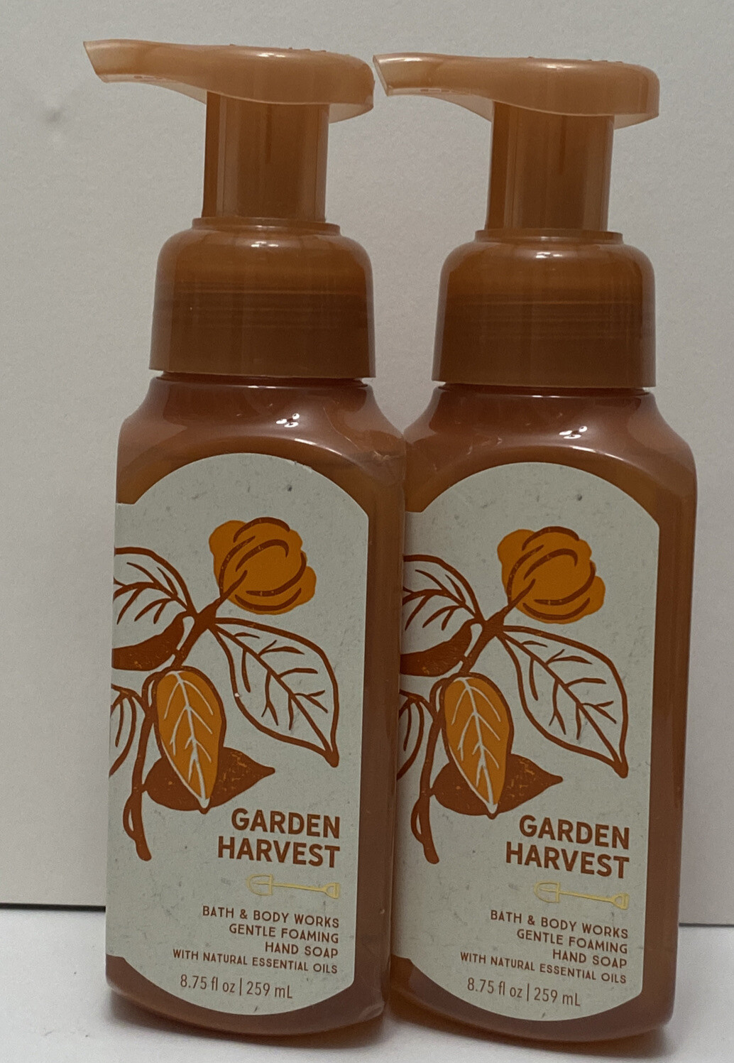 2 BATH & BODY WORKS New GENTLE FOAMING HAND SOAP GARDEN HARVEST