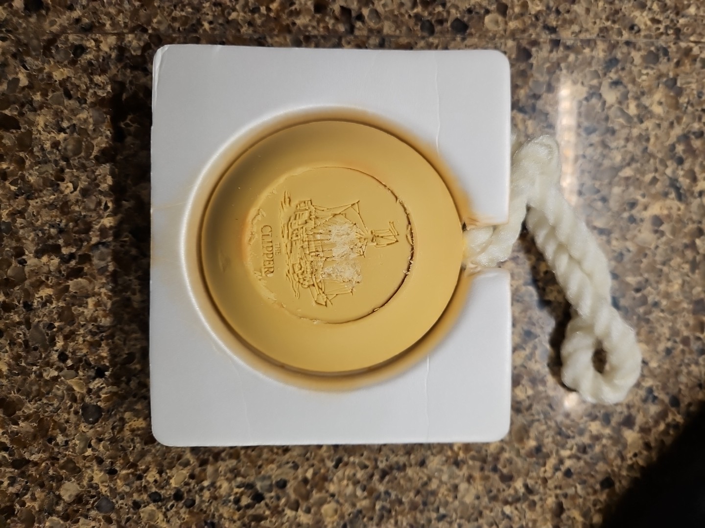 The Clipper Shower Soap on A Rope 5 Oz New Old Stock NOS NEW NIB Vintage
