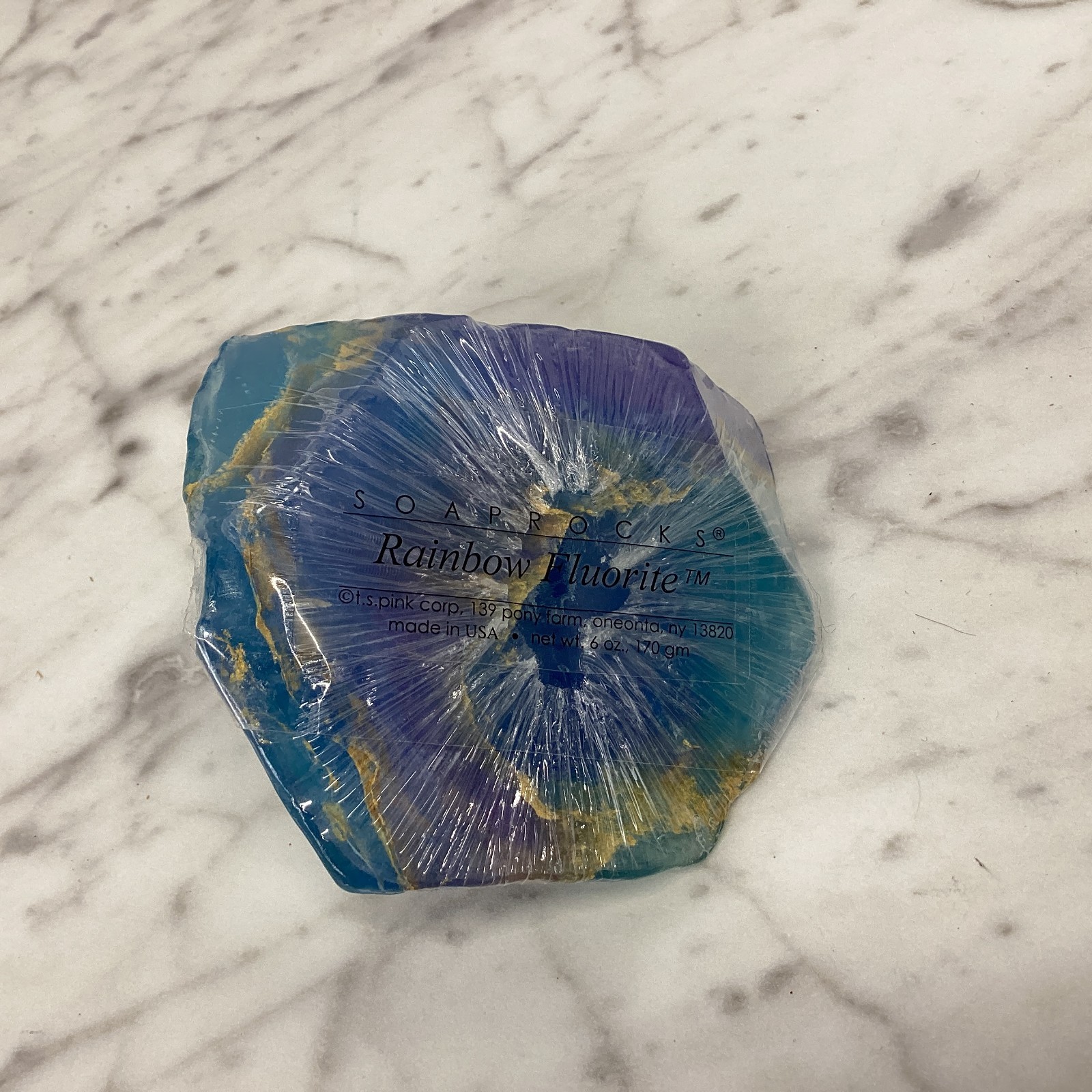 SoapRocks, “Rainbow Fluorite ” 6 oz. Bar
