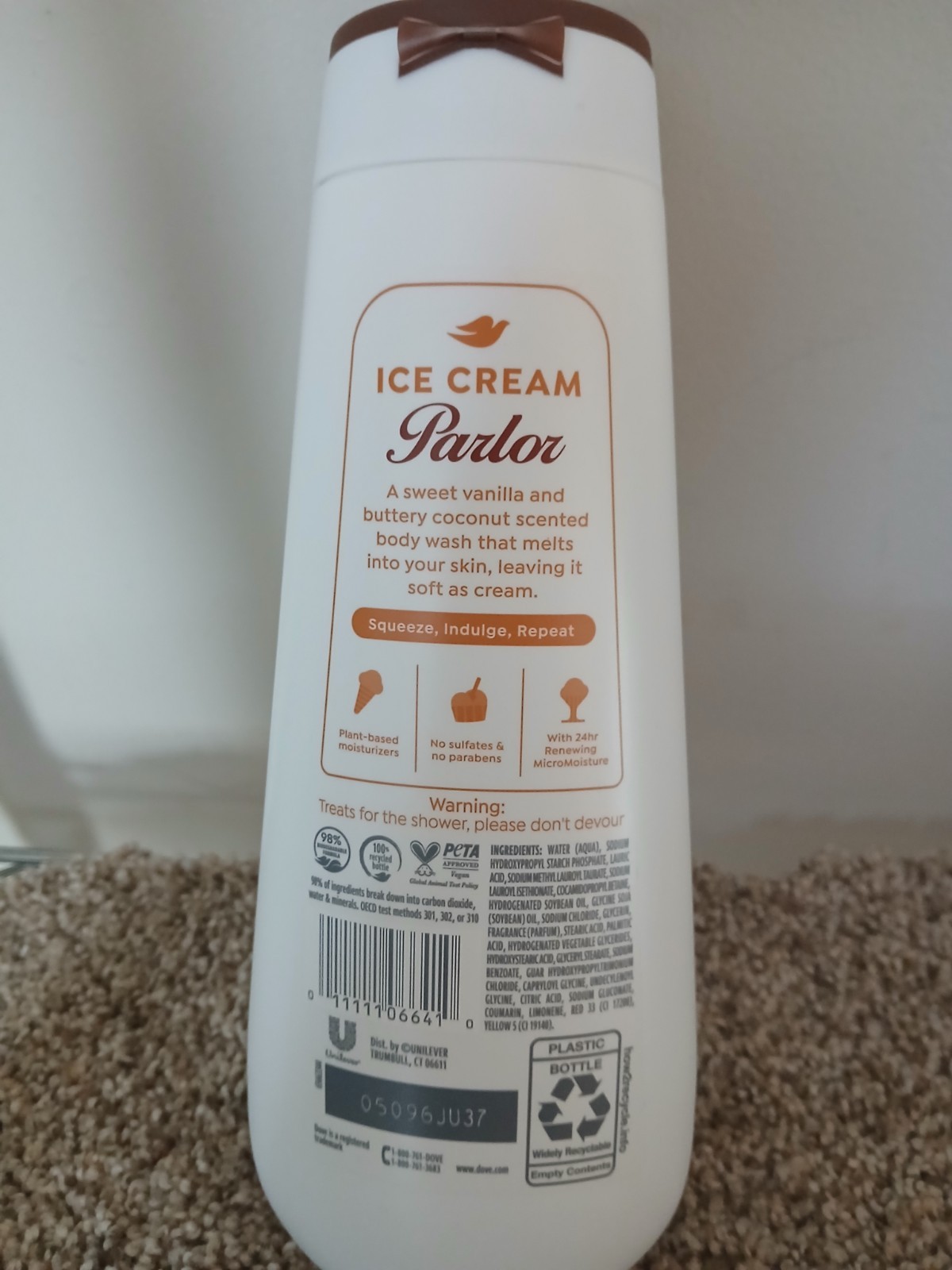 Dove Ice Cream Parlor Limited Edition Coconut Vanilla Set Of 2