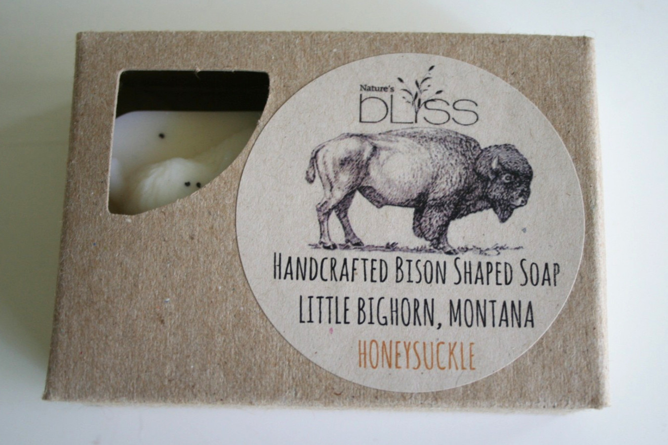 Handmade Bar Soap 4 oz. Honeysuckle Nature’s Bliss Natural Made in Bozeman, MT