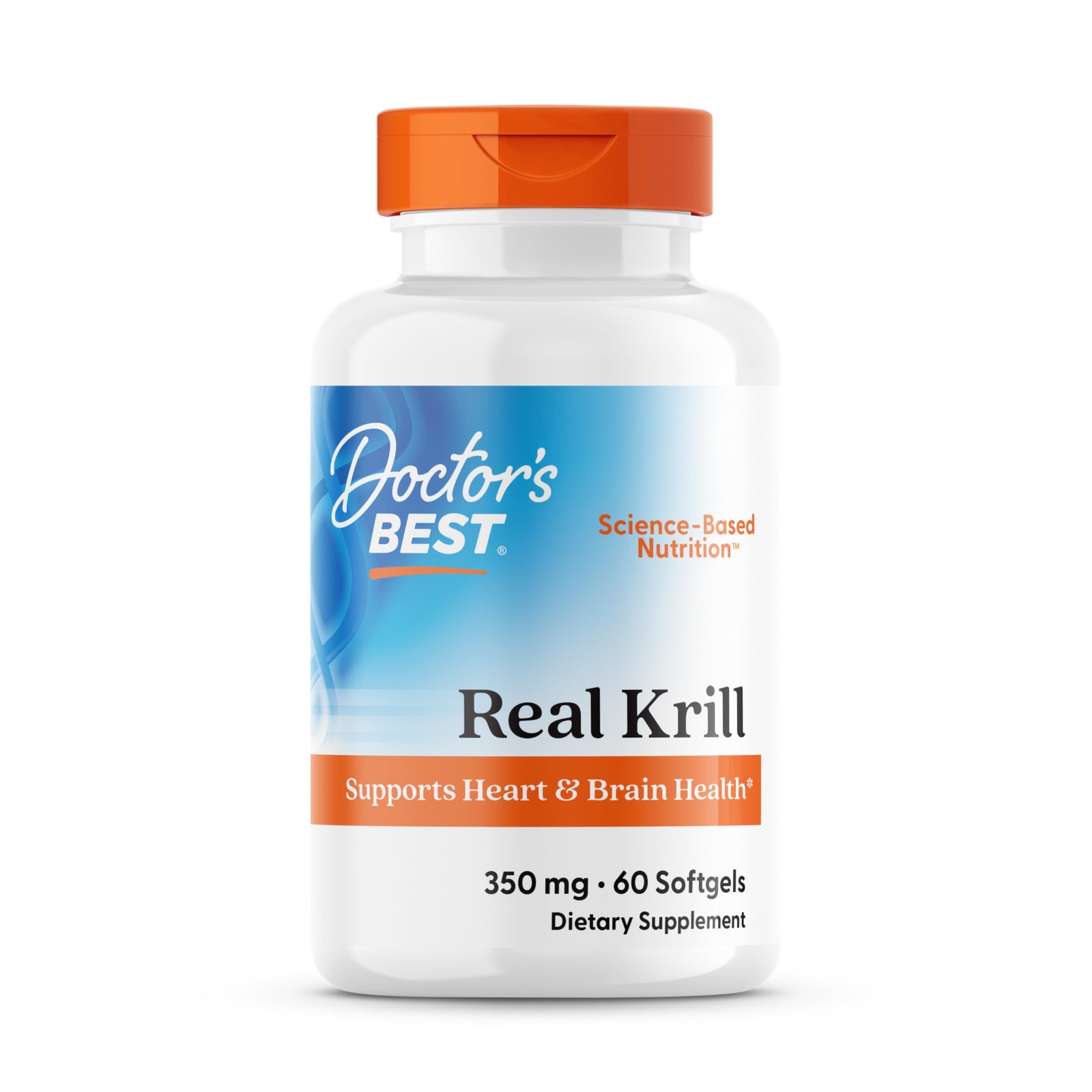 Doctors BEST Real Krill, Antarctic Krill 60 Count (Pack of 1), No Color