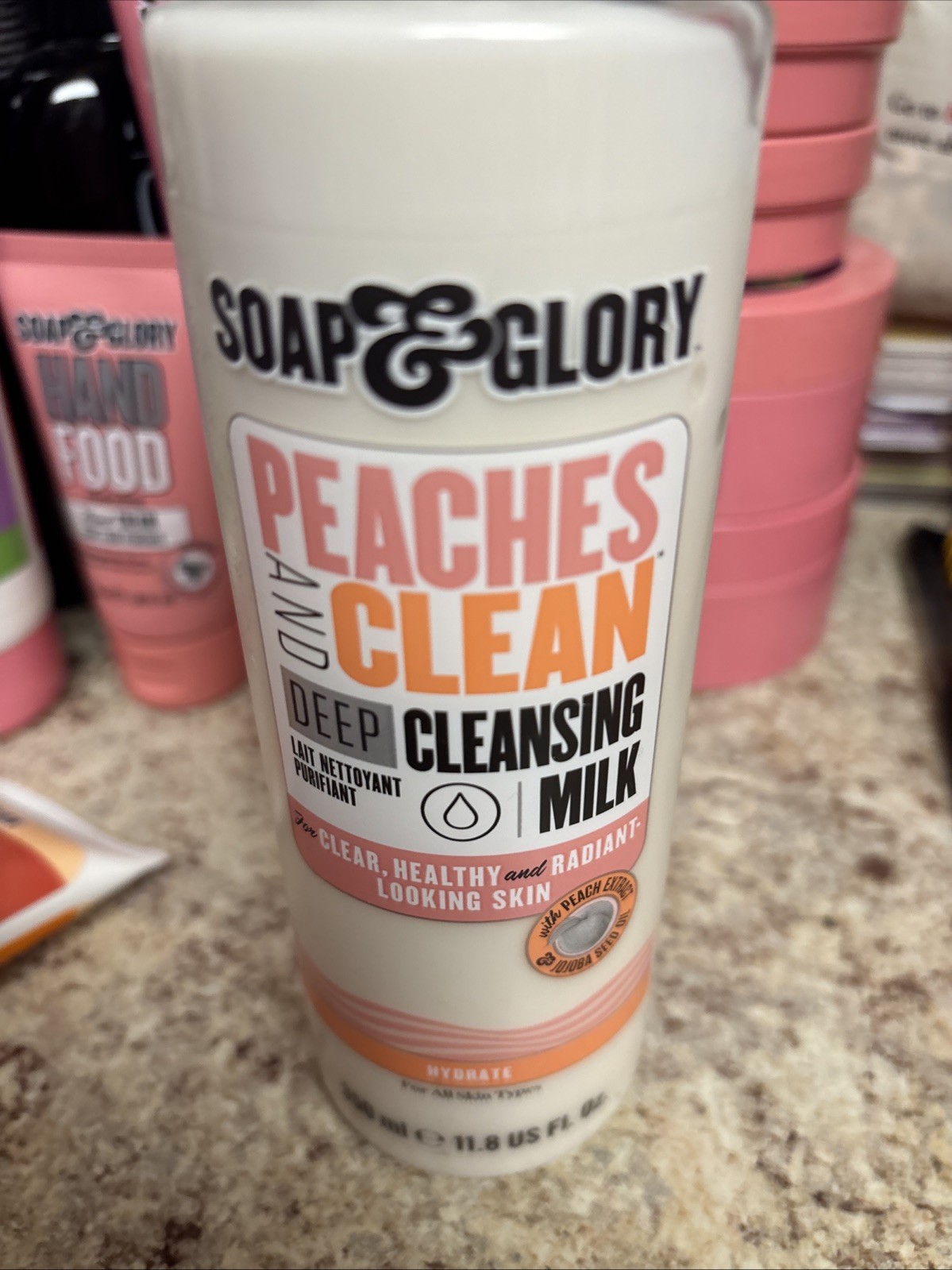 Soap & Glory Peaches Cleansing Milk SMALL BUSINESS CAT LADY 🐈‍⬛🐾🐈💌