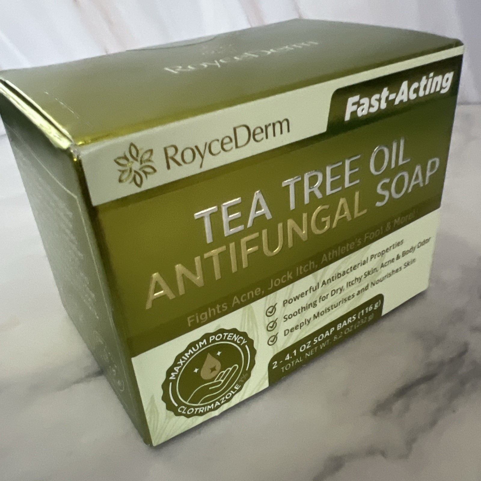 Roycederm Antifungal Antibacterial Tea Tree Soap: Antifungal Antibacterial Treat