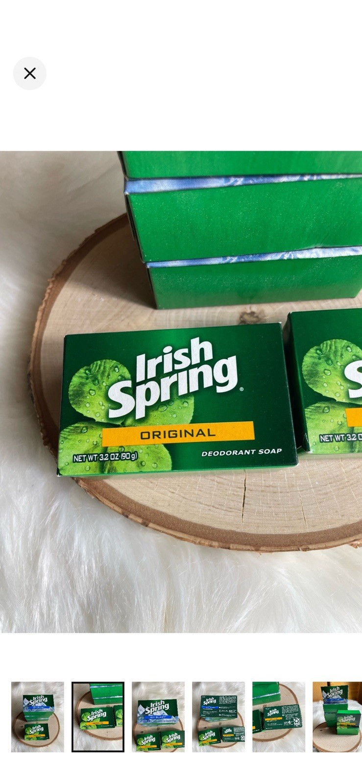 Irish Spring Deodorant Bar Soap Multipack Original & Icy Blast 3.2oz/3.7oz
