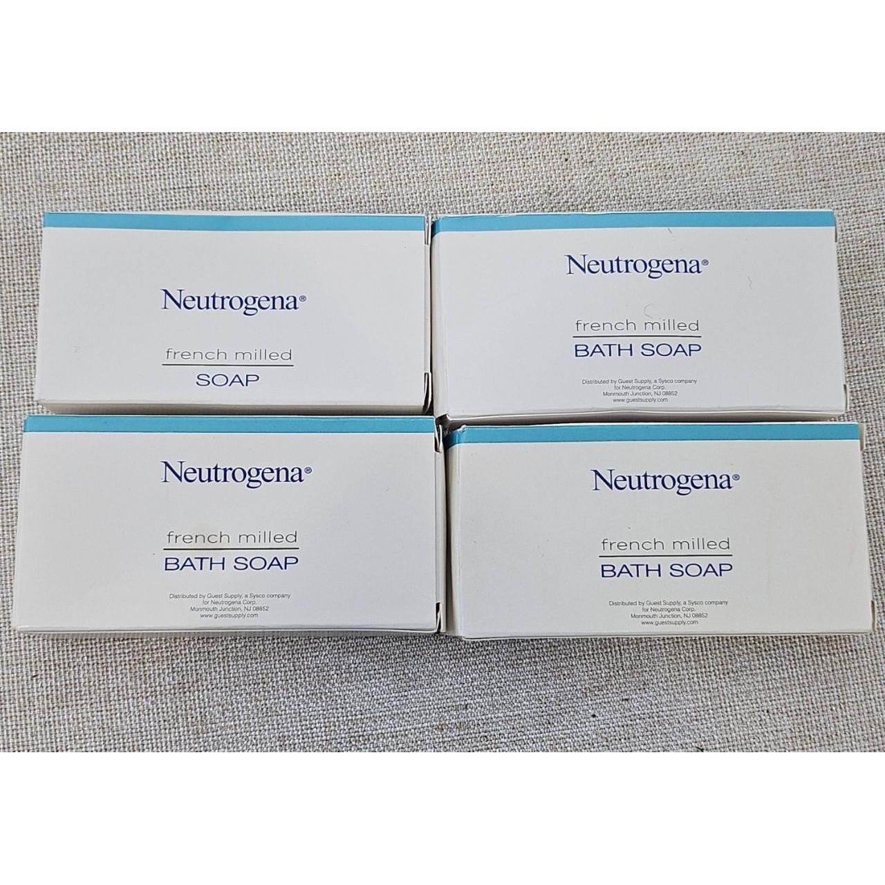 Neutrogena French Milled Vintage White Bar Soap New Hotel Amenity