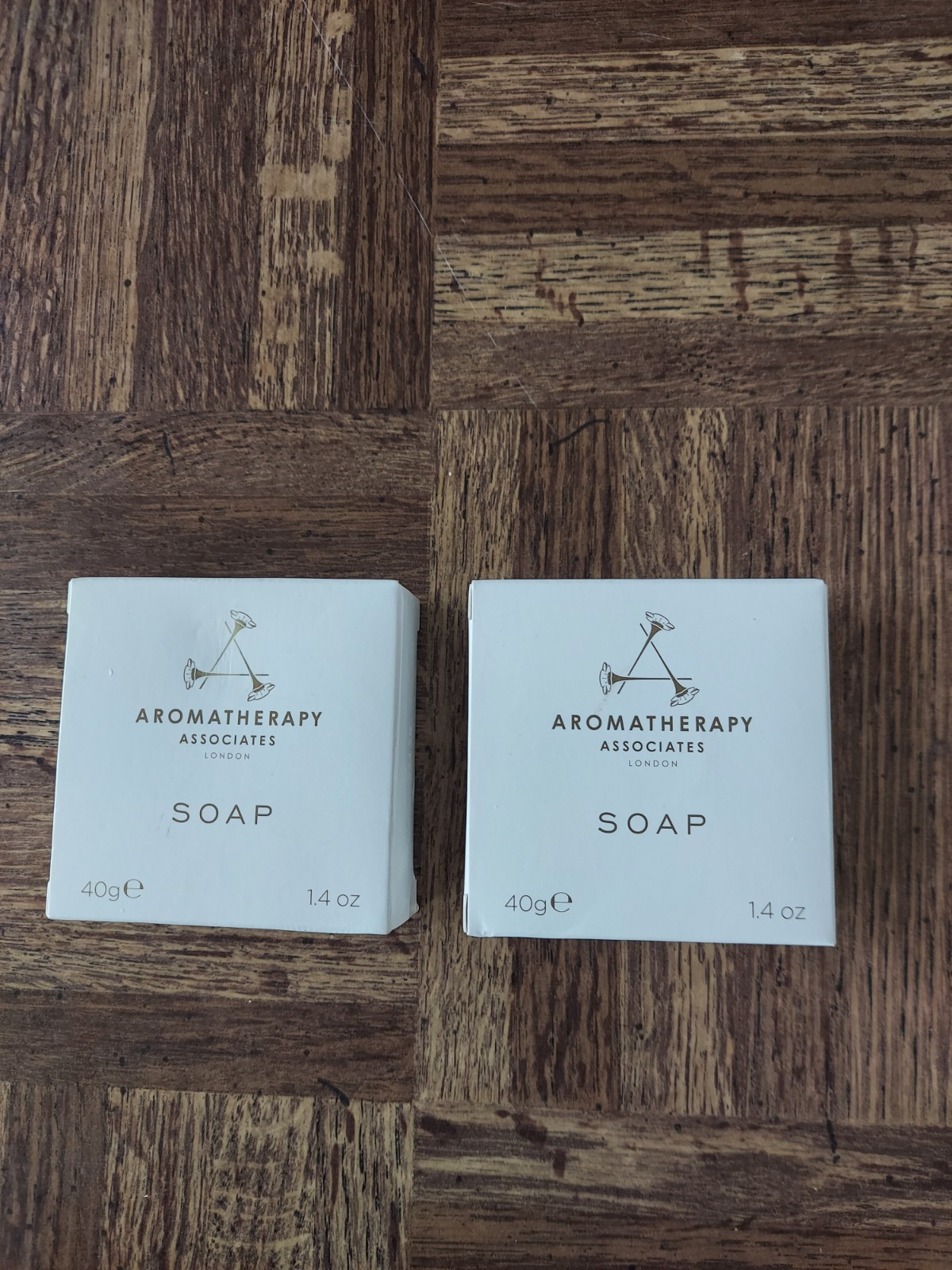 NIB 2 Aromatheropy Associates Soap, 40 g., 1.4 oz.