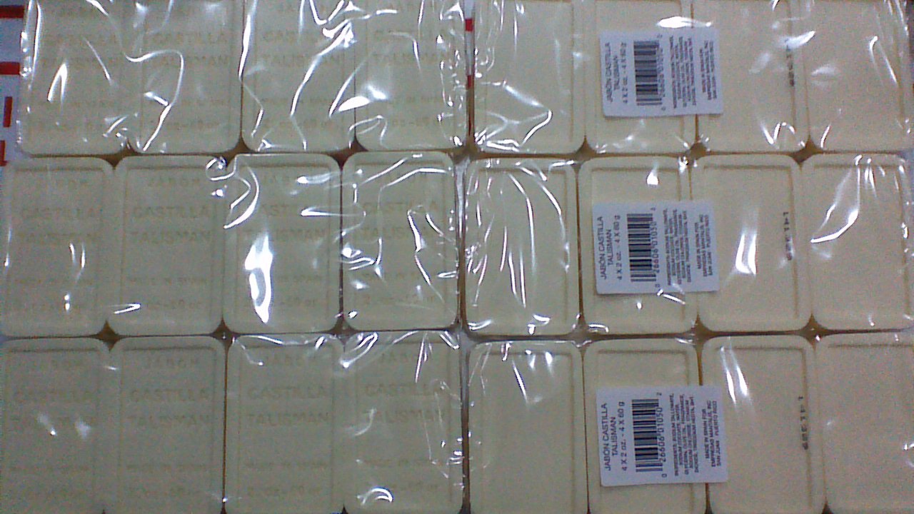 24 Castile Soap Bars Talisman Made in Spain Jabon Castilla 6 – 4 PACKS 2 oz Each