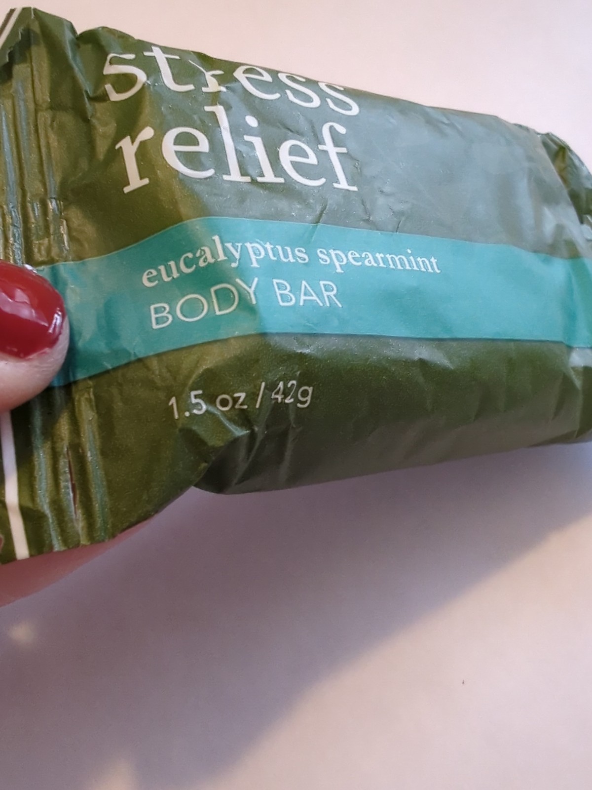 Bath and Body Works Stress Relief Eucalyptus Spearmint Body Bar NEW Aromatherapy