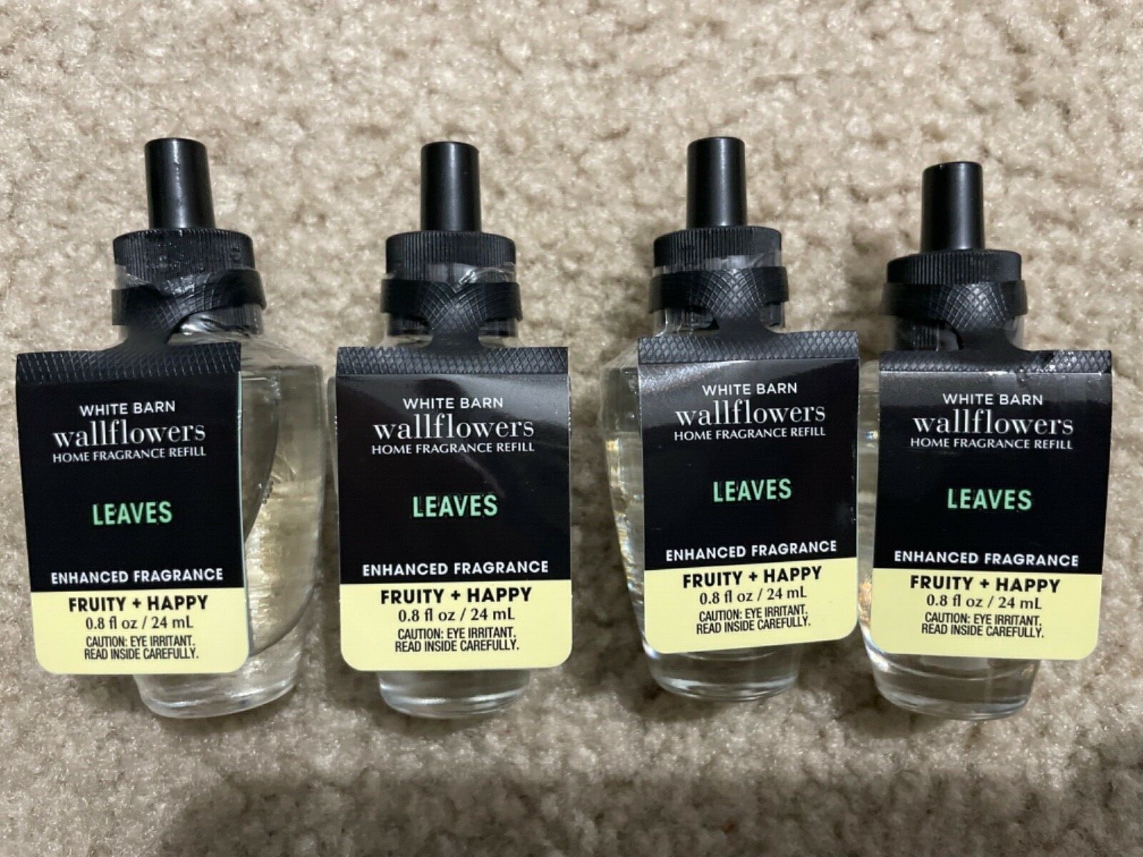 Bath & Body Works Wallflowers NEW Refill Plug-Ins Lot 4 LEAVES