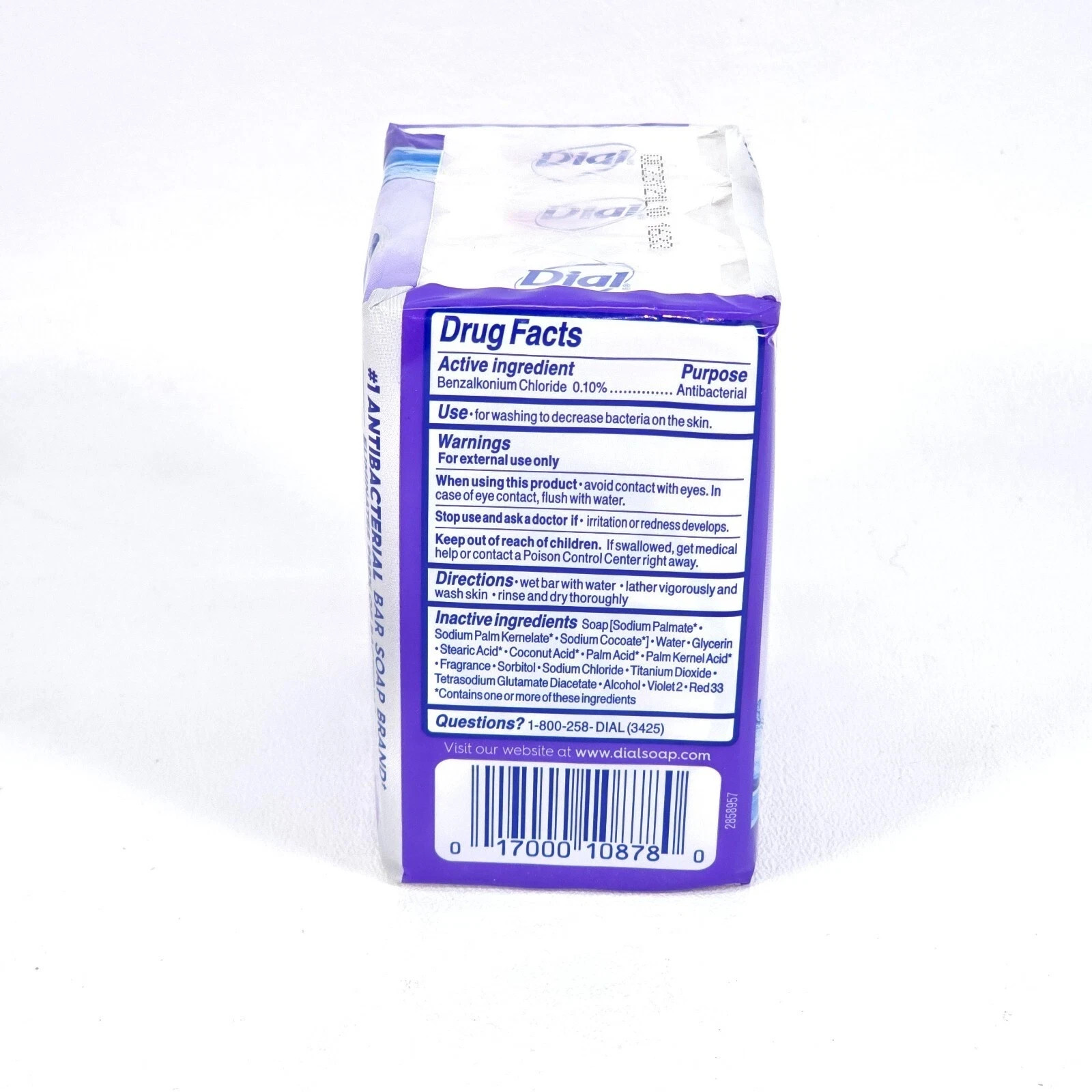 4 Pack Dial Lavender & Twilight Jasmine Soap Bars 3.2 oz Each – NEW 4 PACK