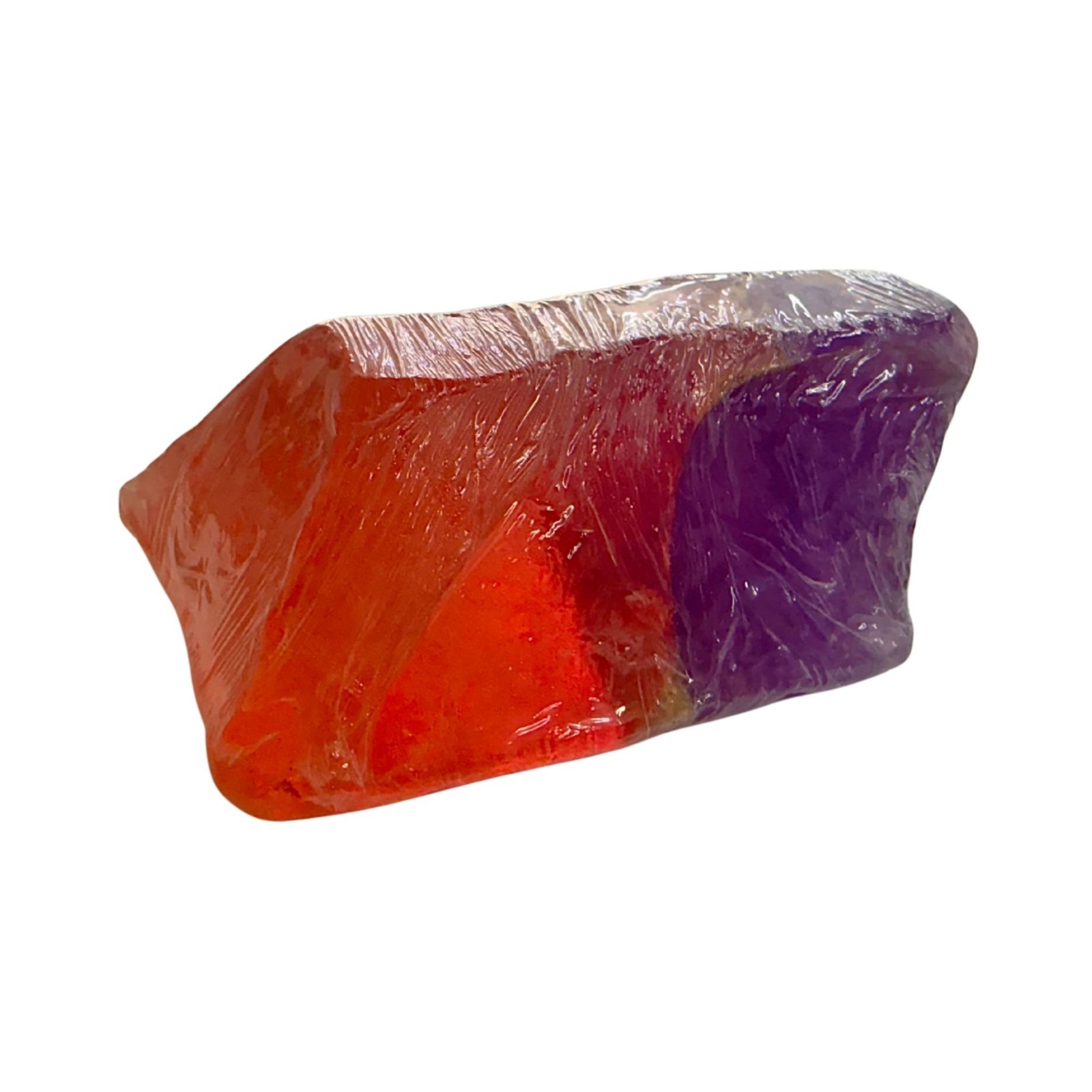 SoapRocks Palmstones Soap Bar 2oz Handcrafted Vegan Orange/Purple
