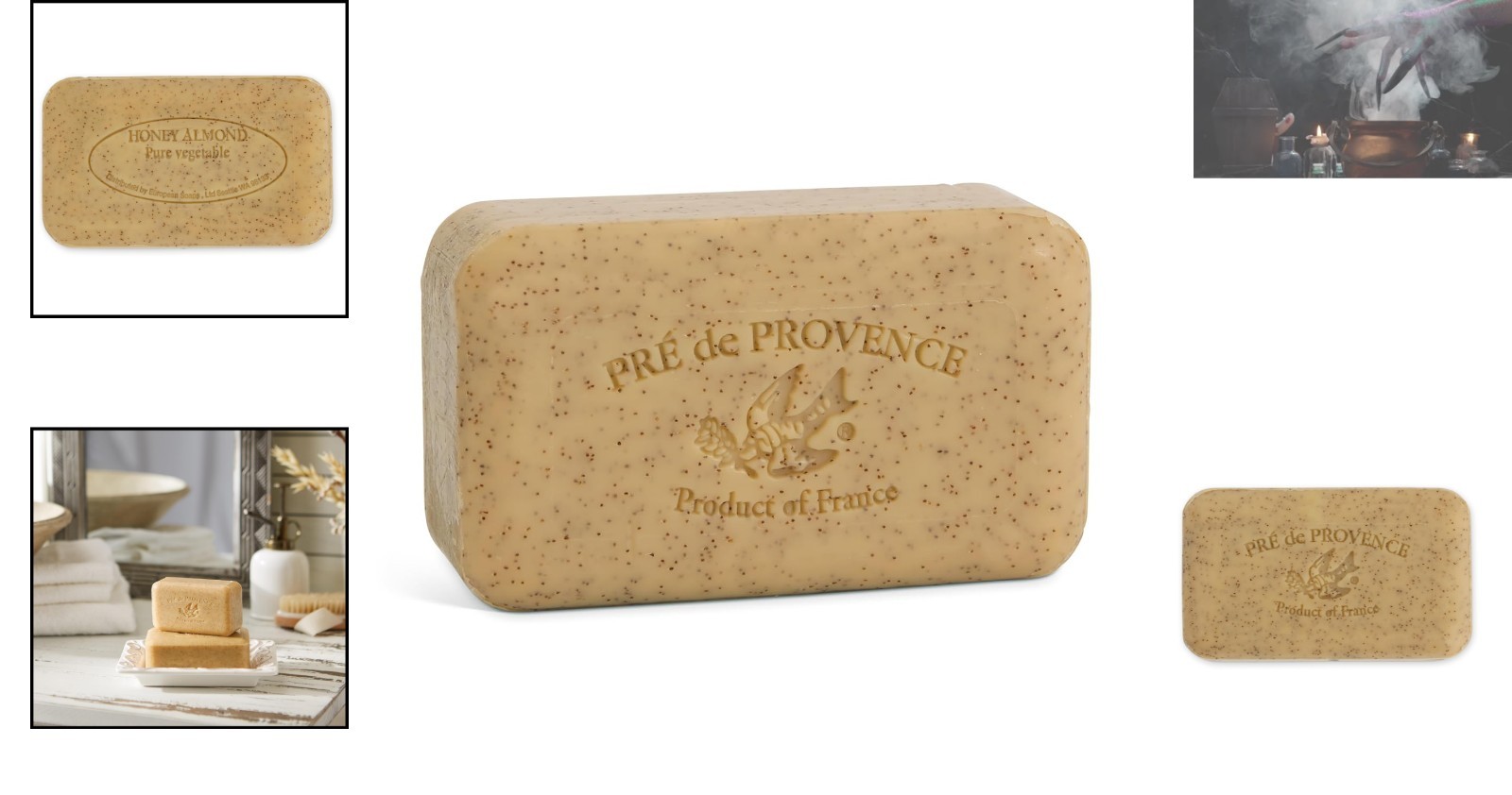 Luxury Honey Almond Shea Butter Soap Bar – Rich, Hydrating Formula, 5.3 Oz