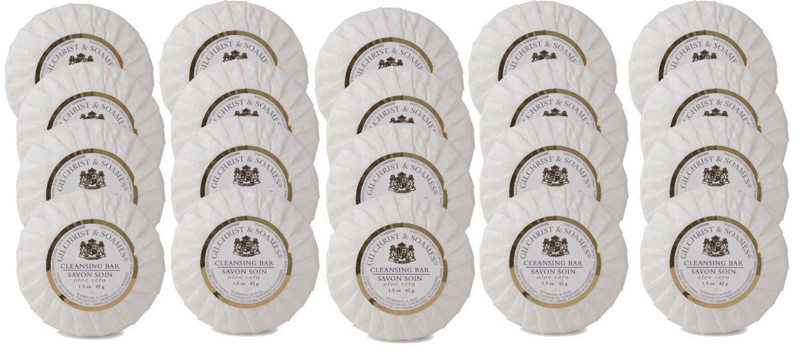 Gilchrist & Soames Cleansing Bar – Aloe Vera – 1.5 oz. Lot of 20