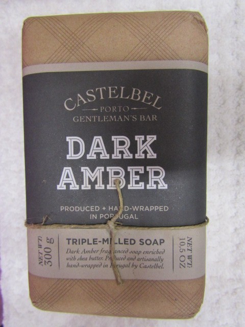 CASTELBEL~~~DARK AMBER~FRAGRANCED ~MEN’S SOAP BAR 10.5 OZ BIN