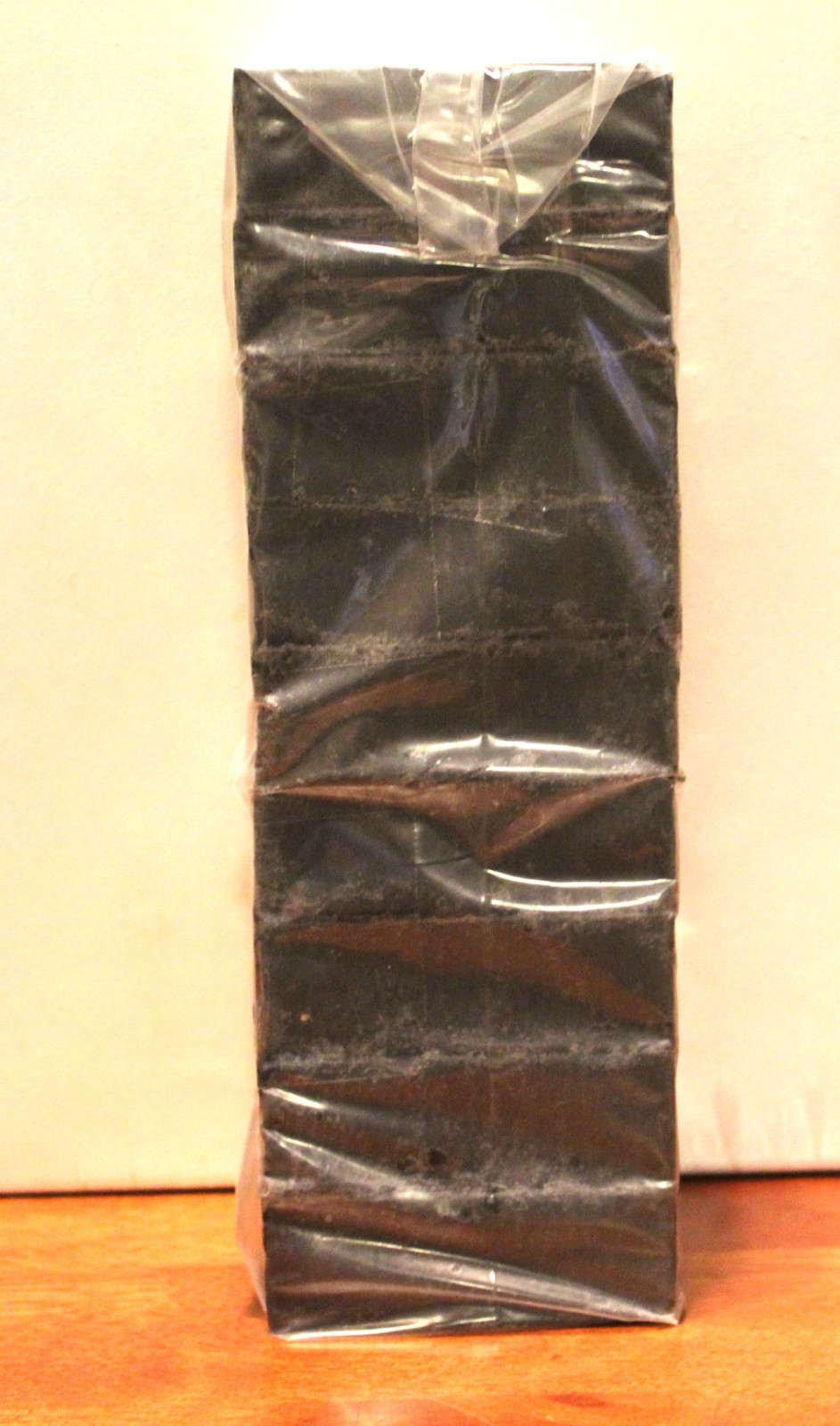 Charcoal Aloe Cold Processed handmade soap loaf, 9 precut bars
