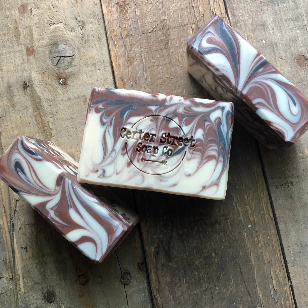 Gourmet Handmade Soap Bars -Bergamot/Black Tea -Center Street Soap Co – 5 Count 