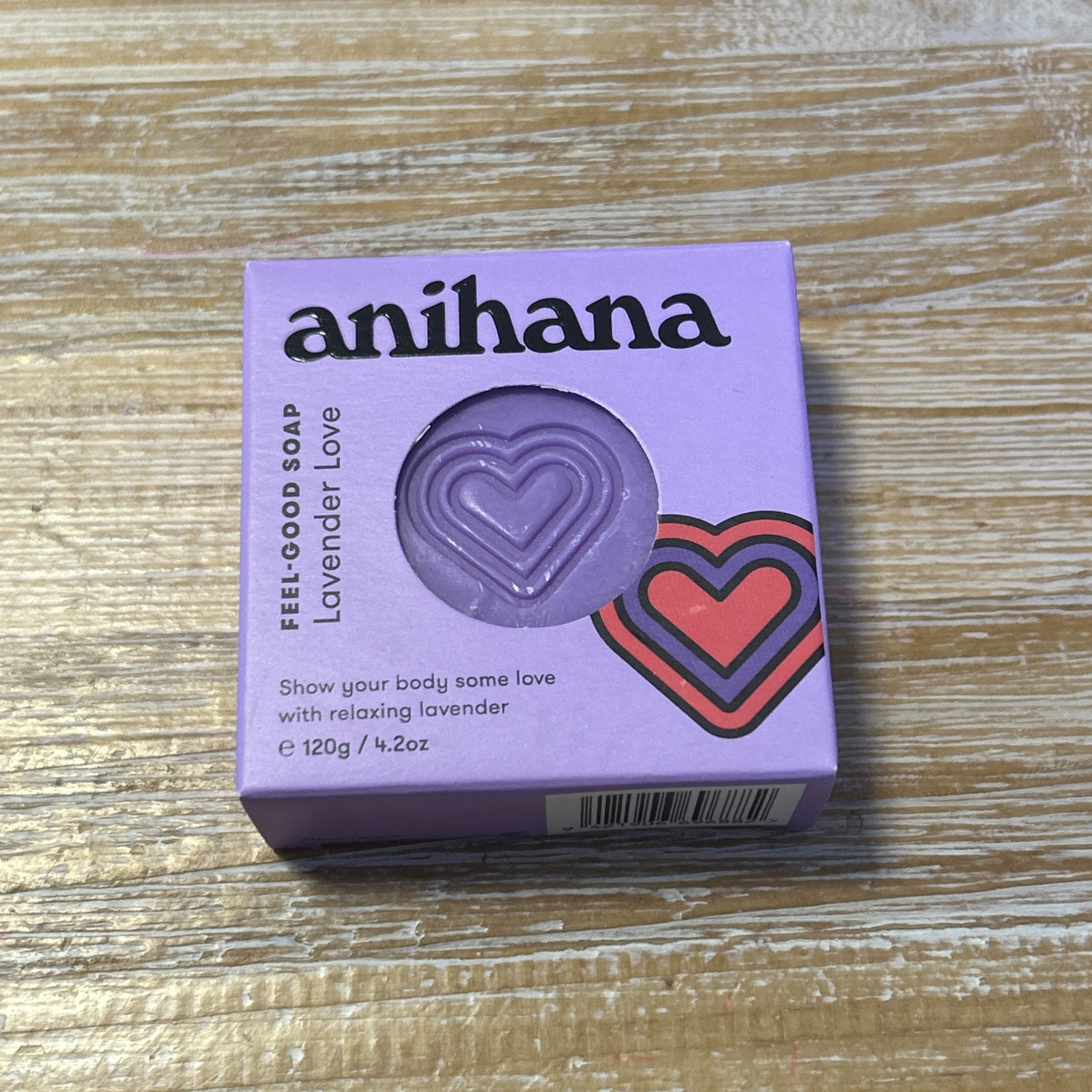 Anihana New Zealand Feel-Good Soap Lavender Love 4.2 Oz Hydrating Free Shipping