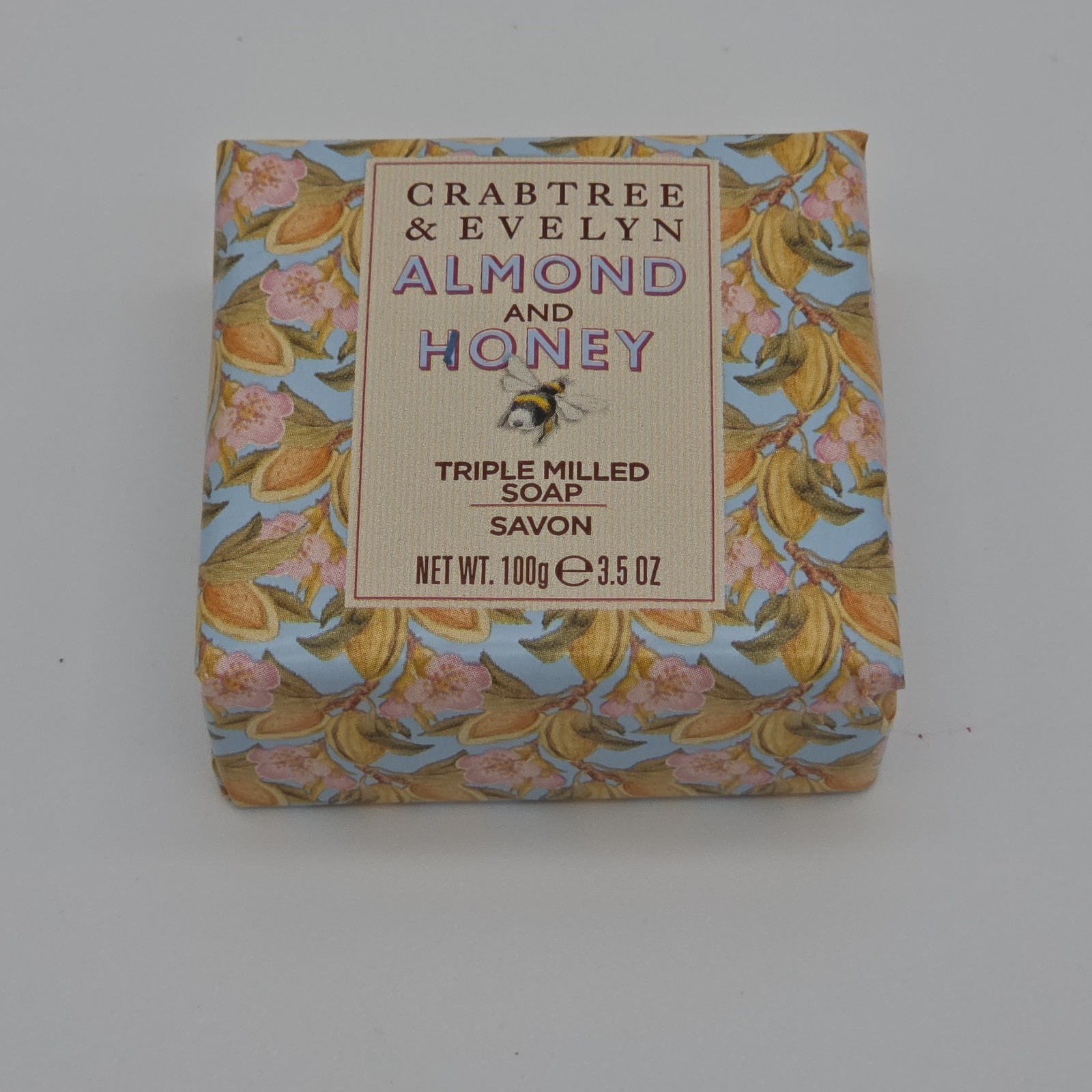 Crabtree & Evelyn Almond and Honey Triple Milled Soap 3.5 oz New