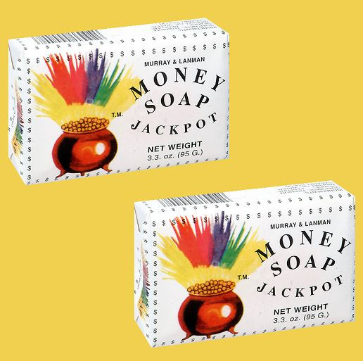 MONEY SOAP 3.3oz Jackpot Good Luck – Jabon del Dinero Buena Suerte – Qty 2 Bars
