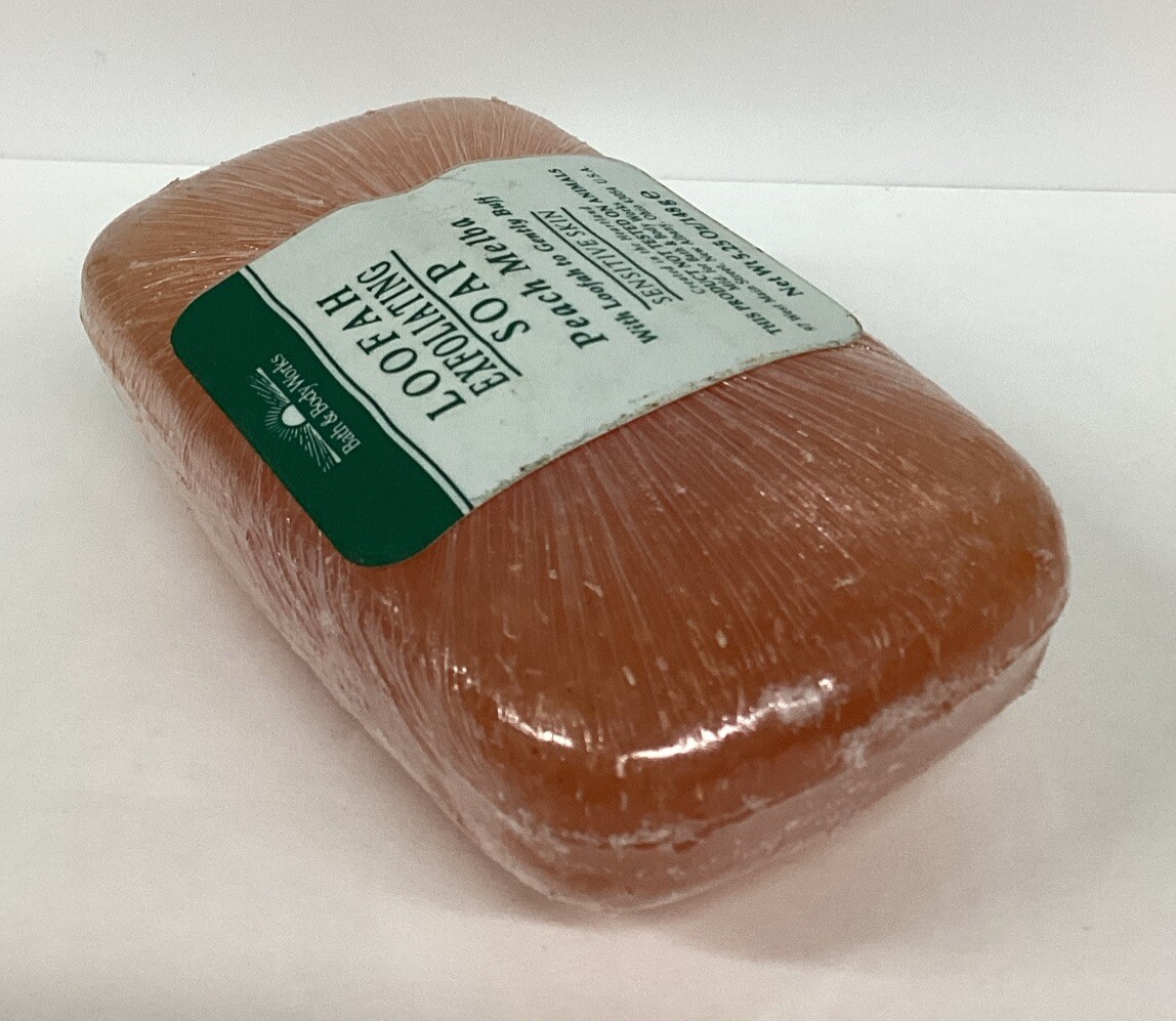 Bath & Body Works Loofah Exfoliating Soap PEACH MELBA 5.25oz