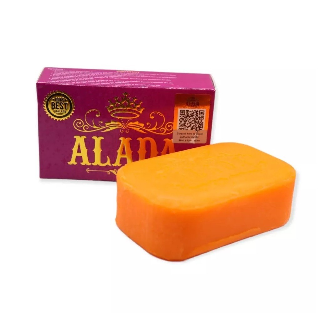 ALADA Whitening Soap Naturally Brightening Natural Extract Face Body 160G 2 Pack