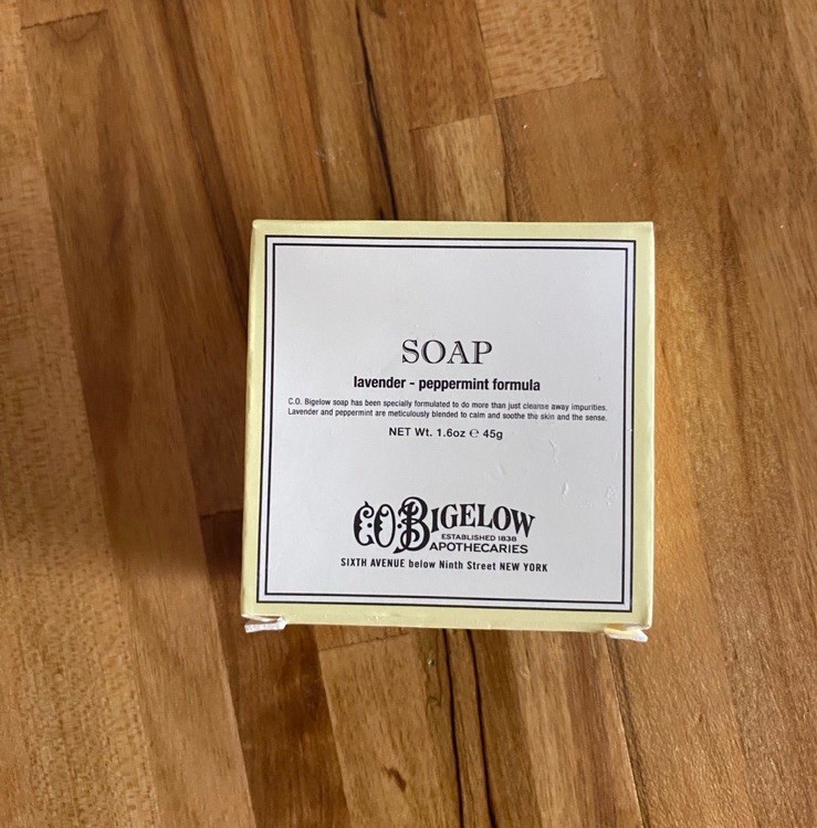 C.O. Bigelow Lavender Peppermint Soap Bar 1.6 oz Soothing Unisex