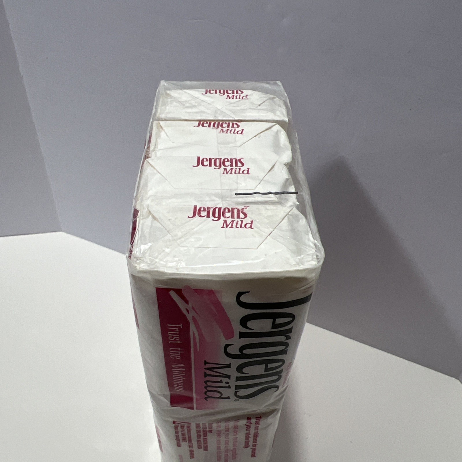 Jergens Family Pack Lot Of 8 Mild Bar Personal Size White Soap 3.5oz NOS