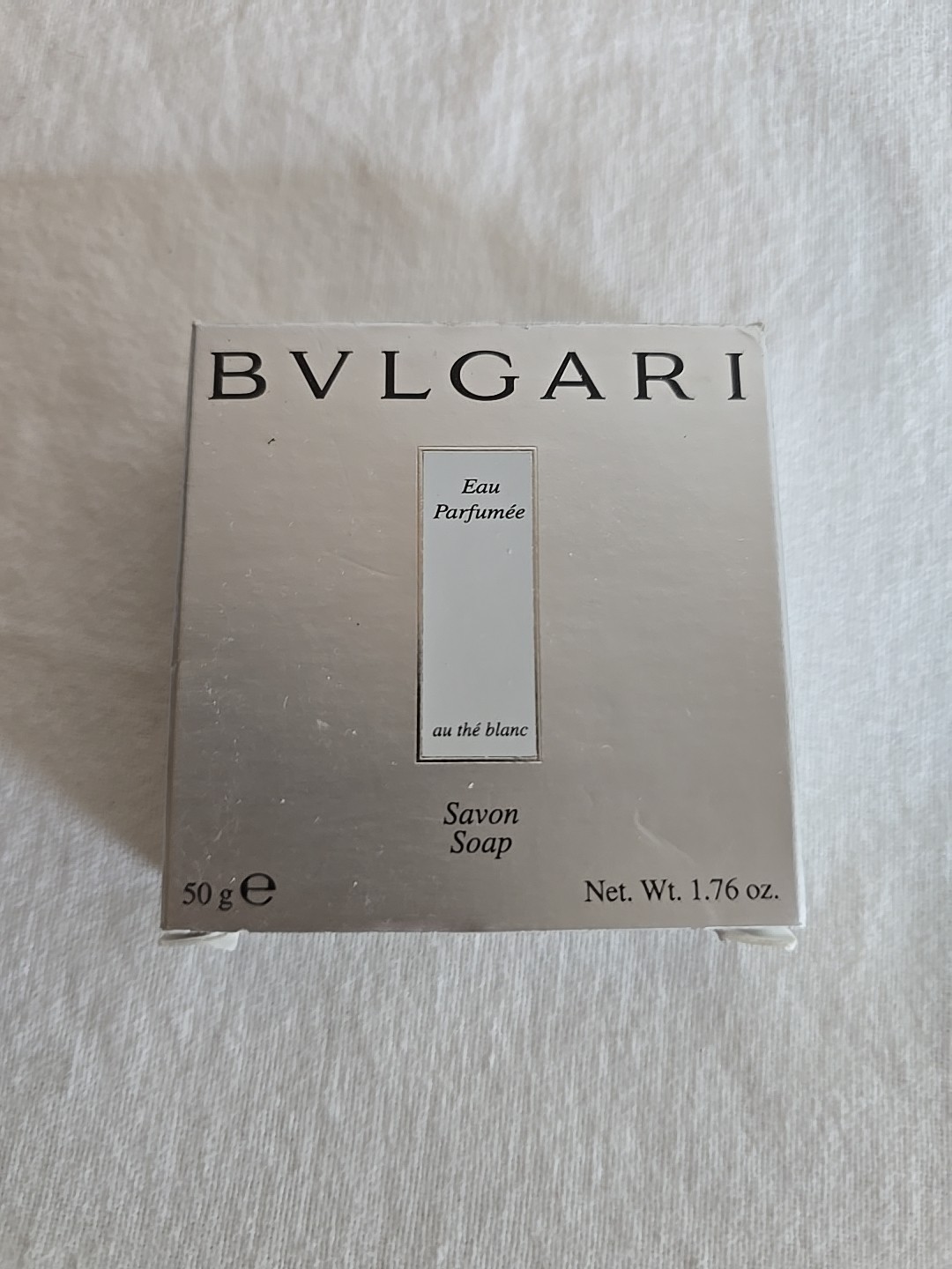NIB (Bulgari) Bvlgari Eau Parfumee Au The Blanc Savon Soap Bar 1.76 Oz/50g