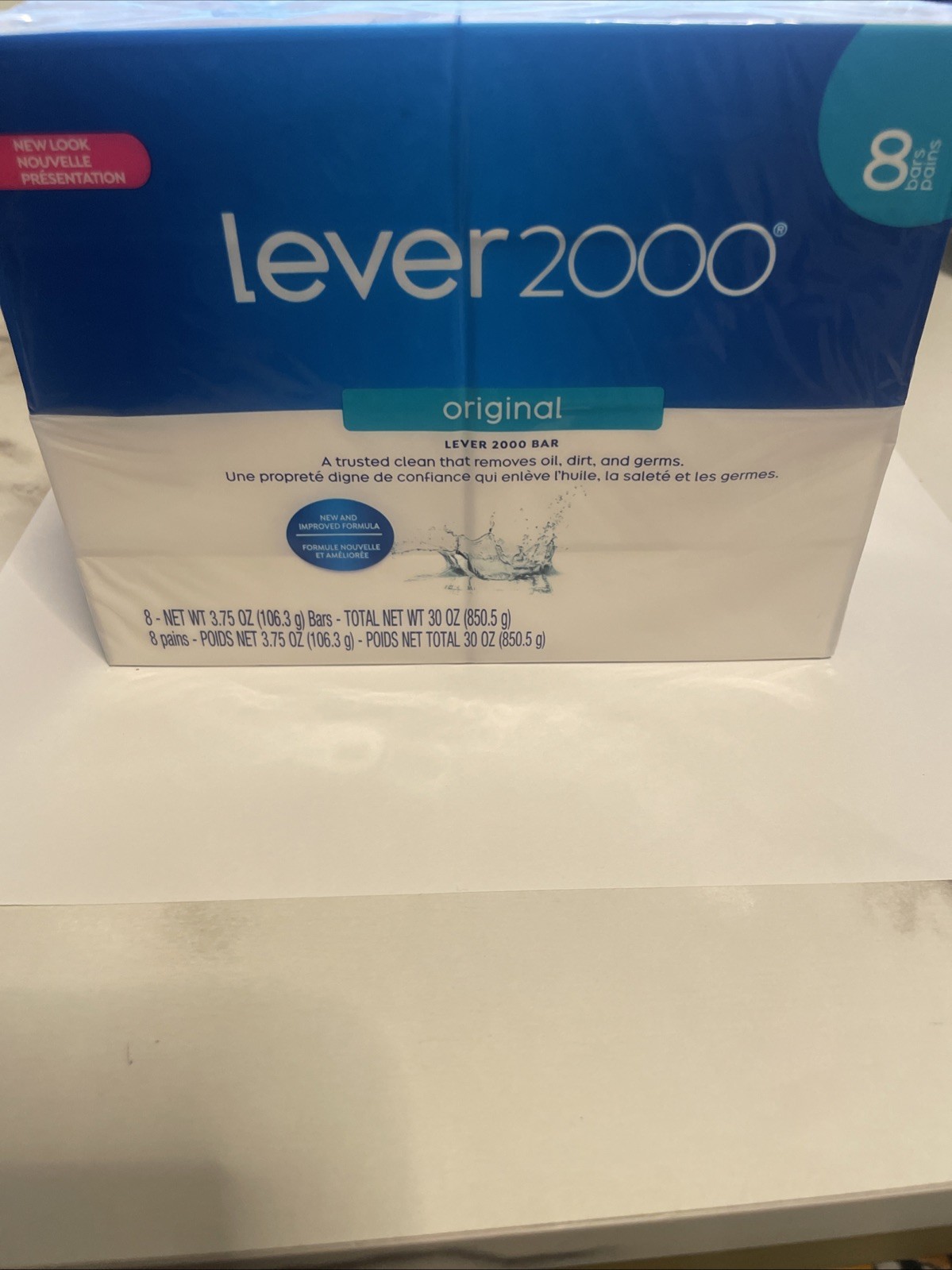 Lever 2000 Original Bar Soap Pack Of 8- 3.75 oz Bars