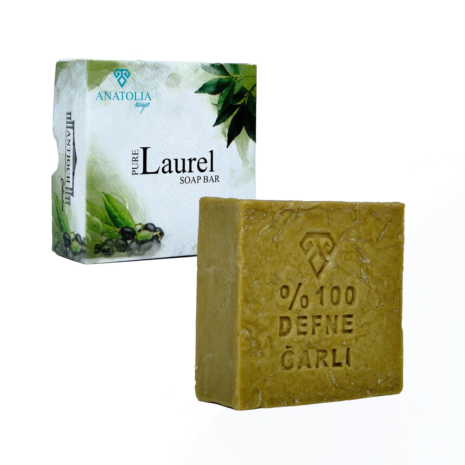 Anatolia Soap Antioch Collection Laurel Oil Shampoo Bar 5 oz – Handmade Soap,…