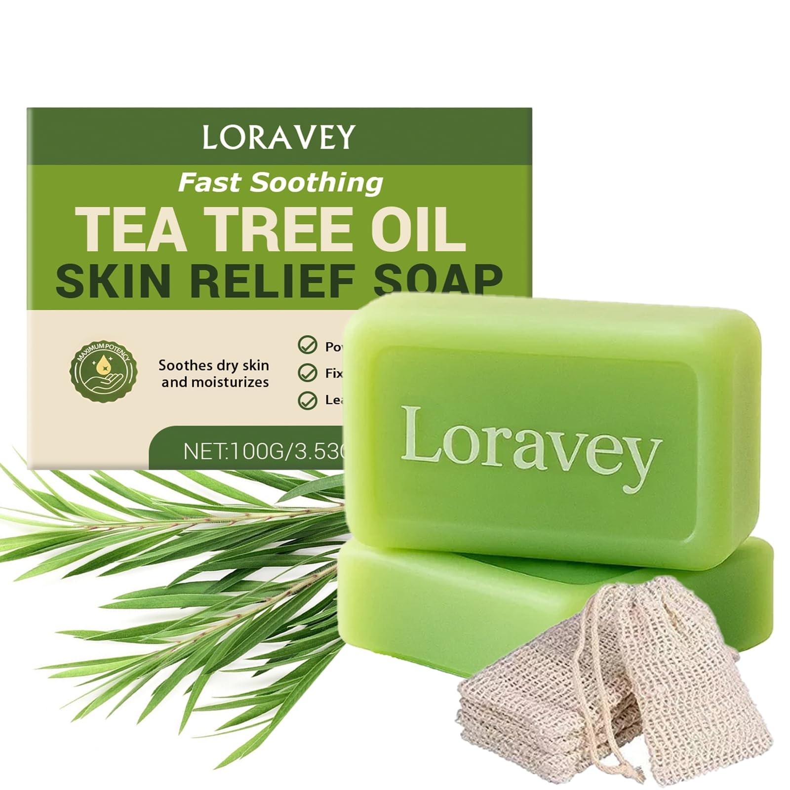 Antifungal Relief Soap Bar, Tea Tree Oil Soap, Natural Foot & Body Soaps for …